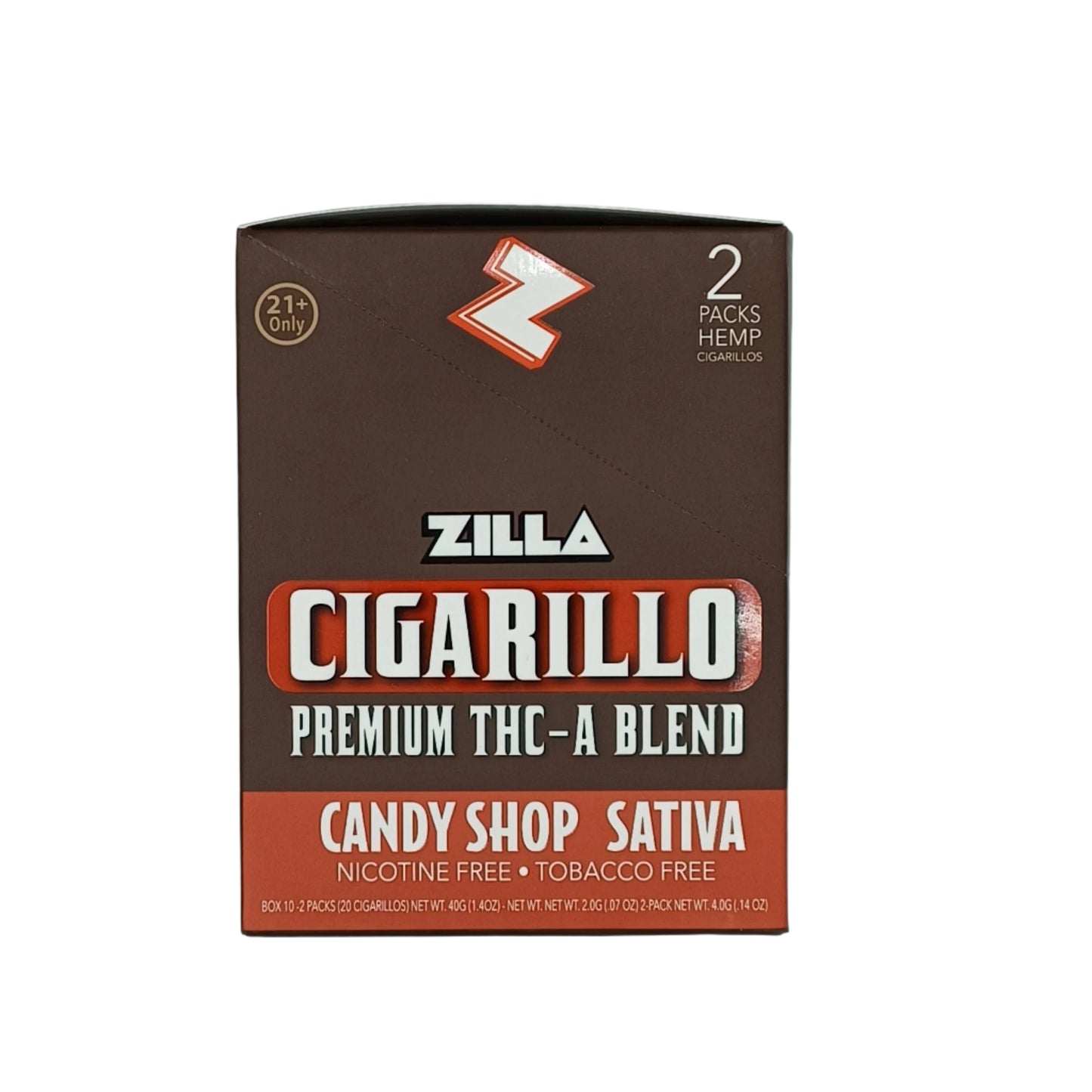 Zilla Cig Candy Shop Sativa 2/10ct