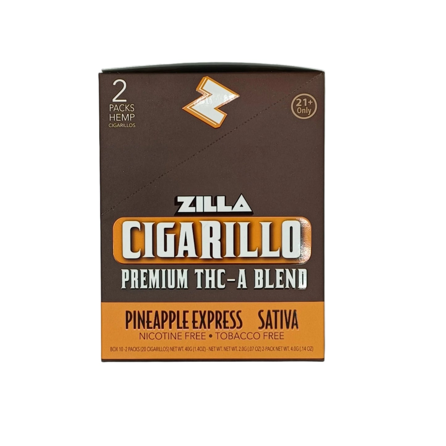 Zilla Cig Pineapple Express Sativa 2/10ct