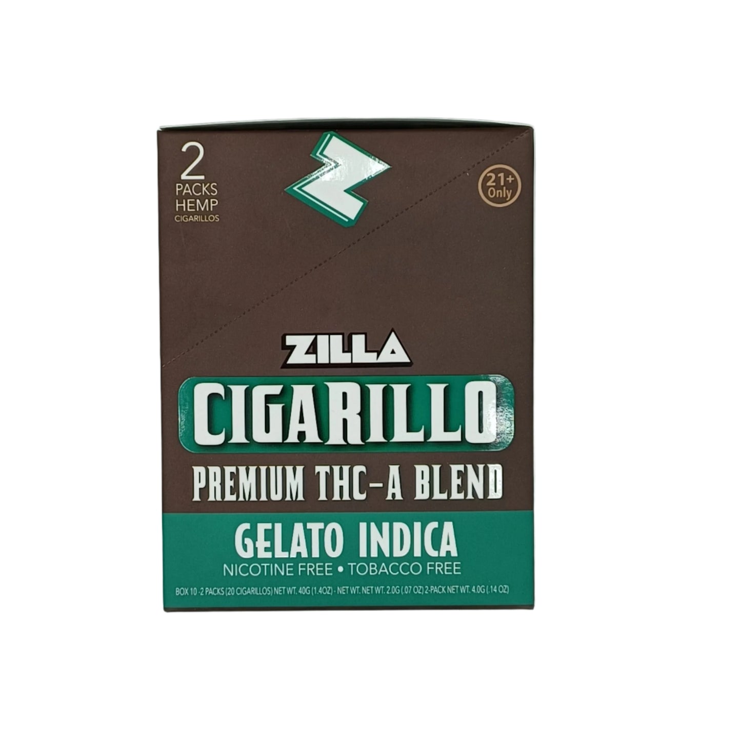 Zilla Cig Gelato Indica 2/10ct
