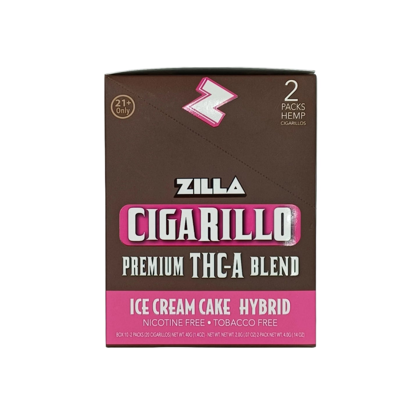 Zilla Cig Ice Cream Cake Hybrid 2/10ct