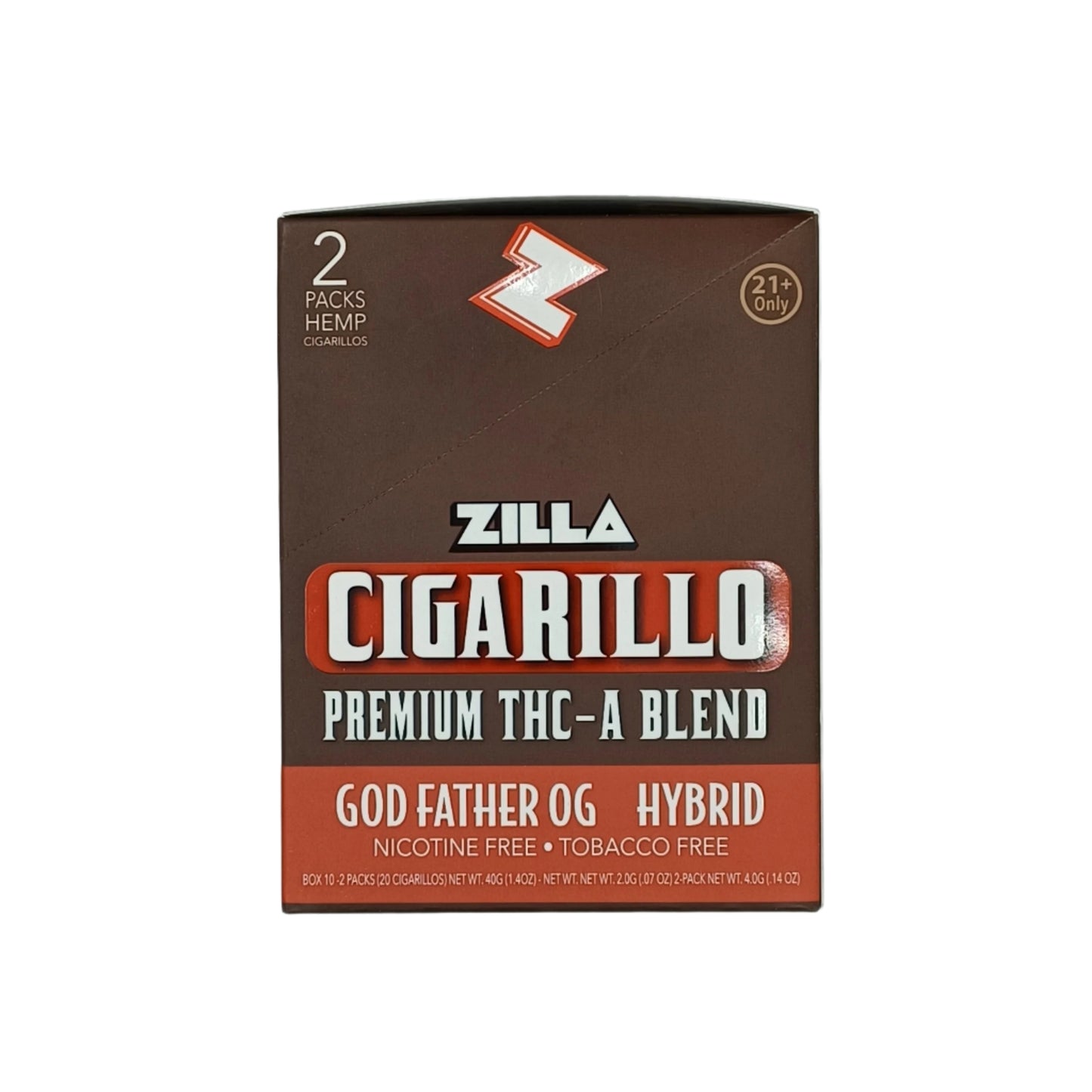 Zilla Cig God Father OG Hybrid 2/10ct