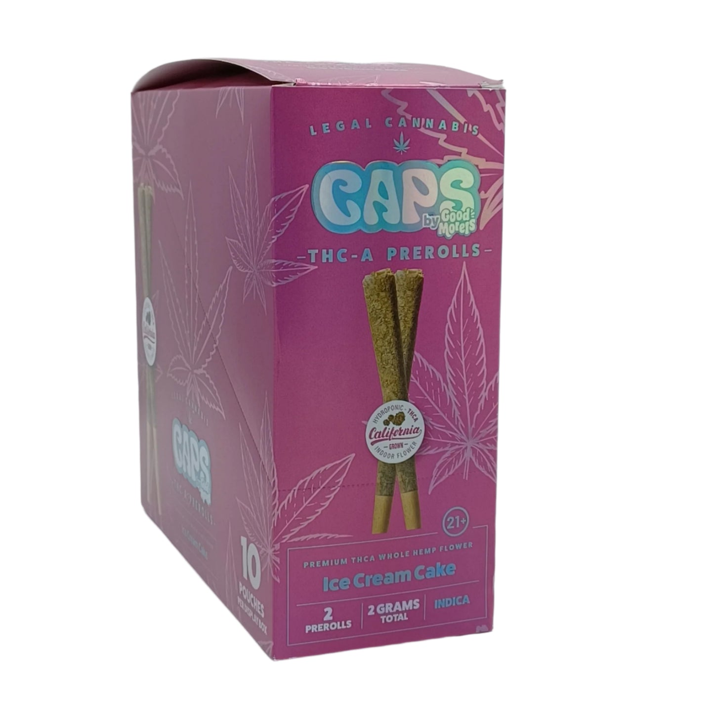 Caps PreRoll Ice Cream Cake Indica 10ct