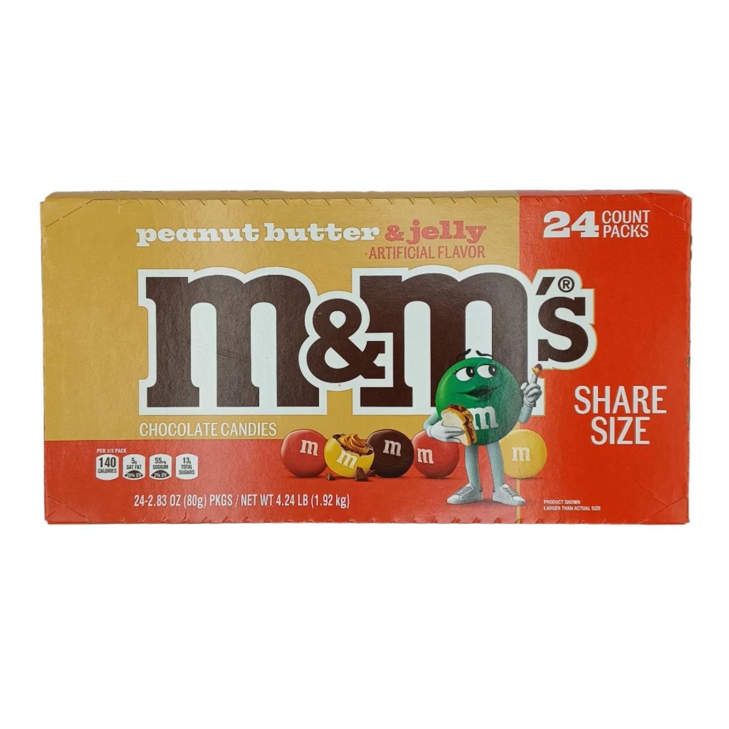 M&M's Mega PeanutButter&Jelly ShareSize 2.83z/24ct