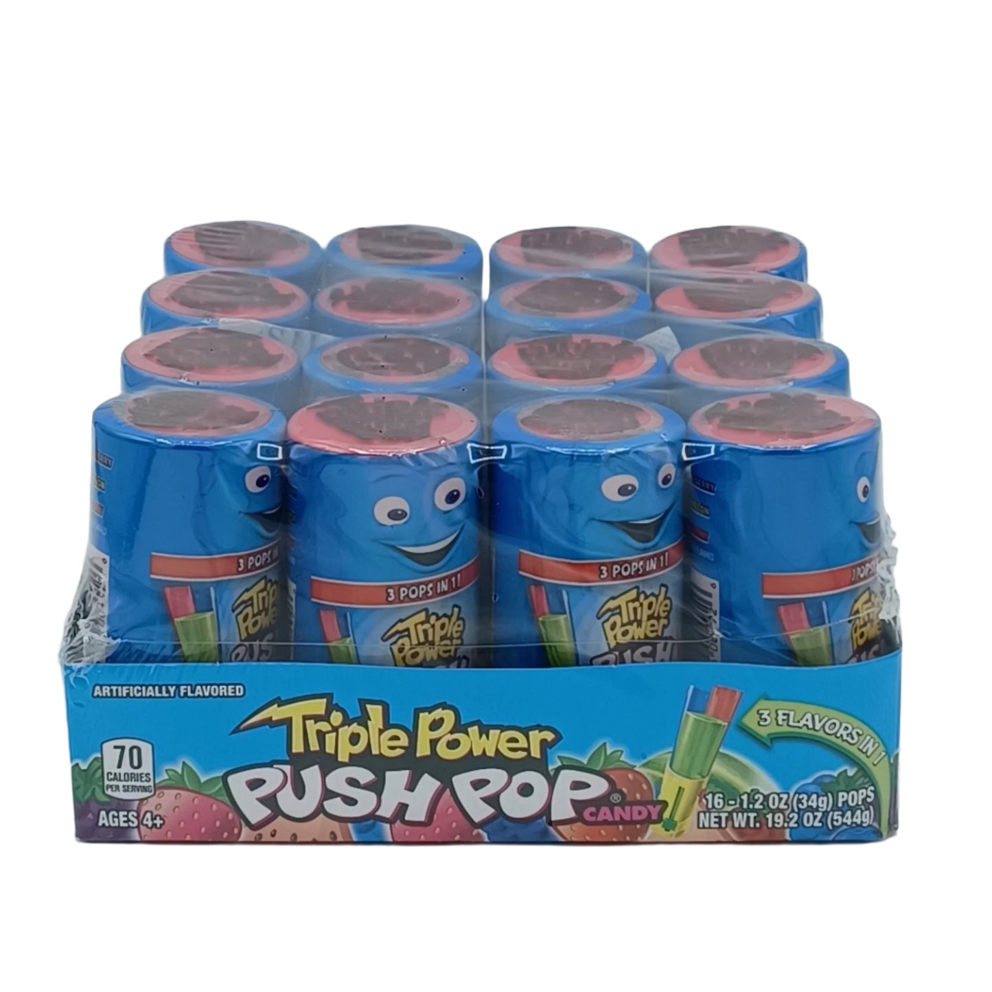 Push Pop Triple Power 1.2z/16ct