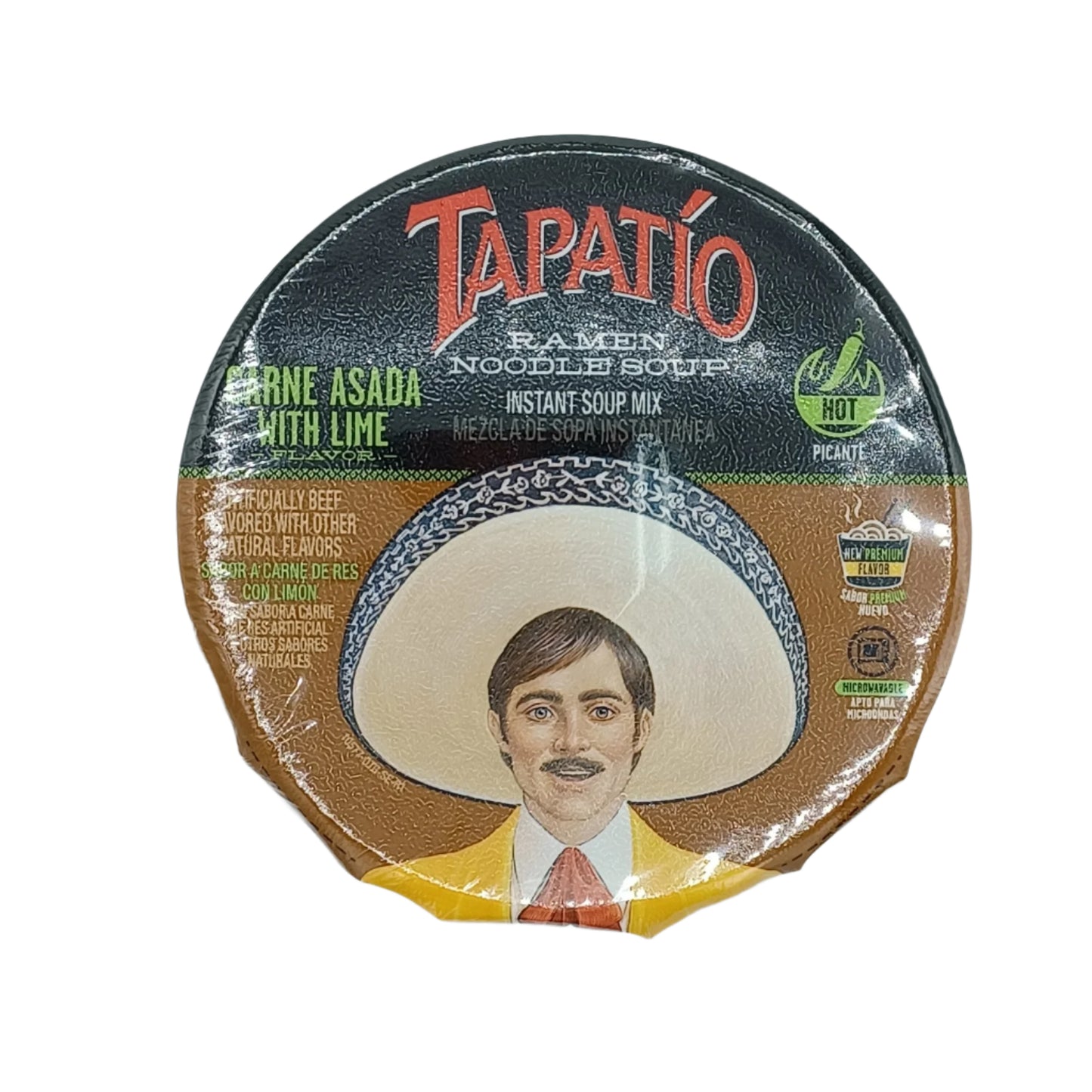Tapatio Bowl Carne Asada Lime 3.88z/6ct