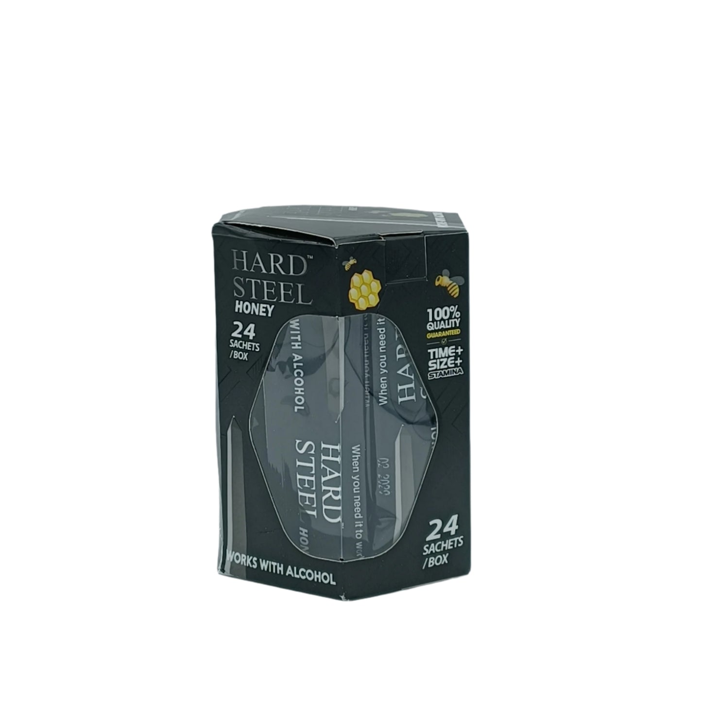 Hard Steel Honey Black Hex 20g/24ct