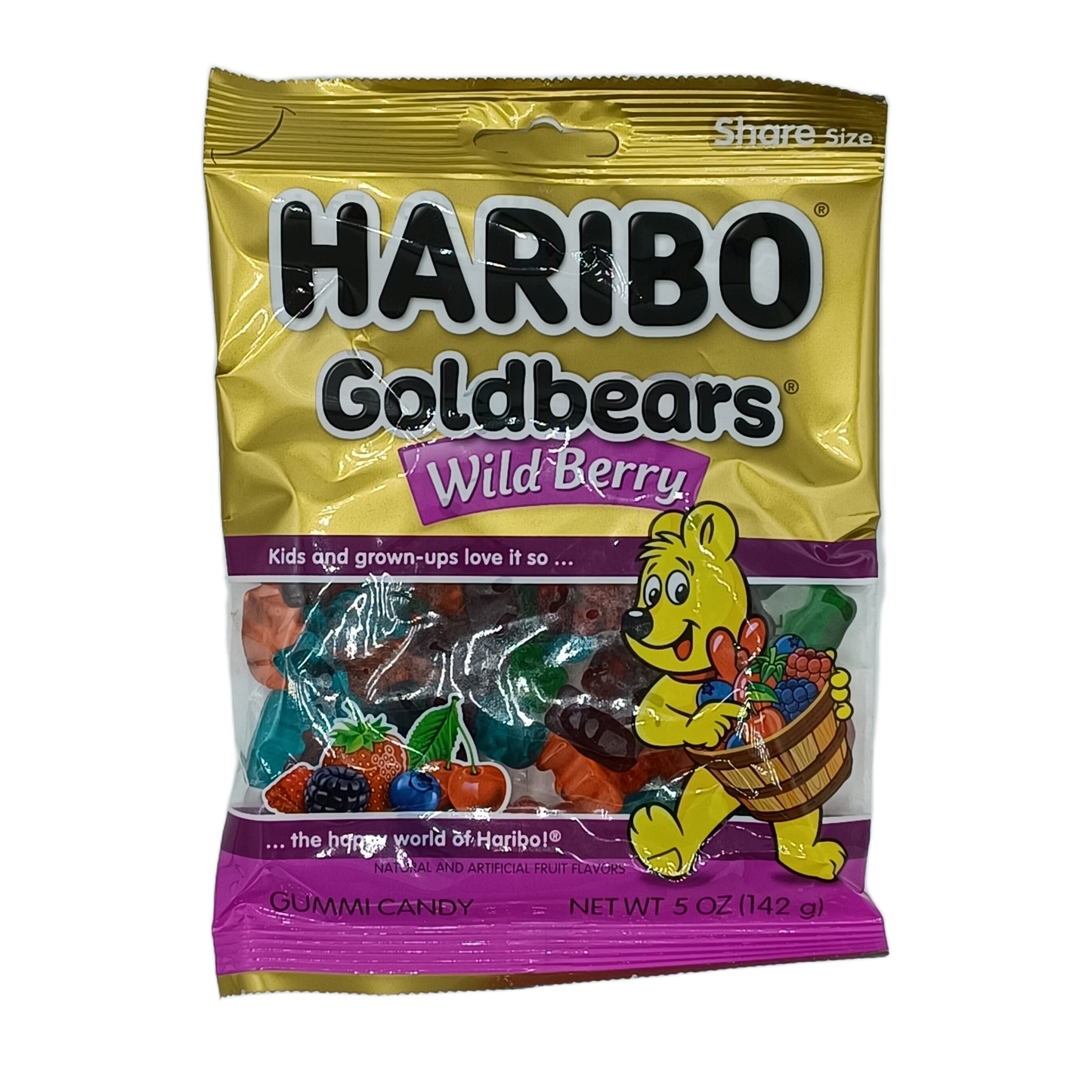 Haribo Goldbears Wild Berry 5oz PEG