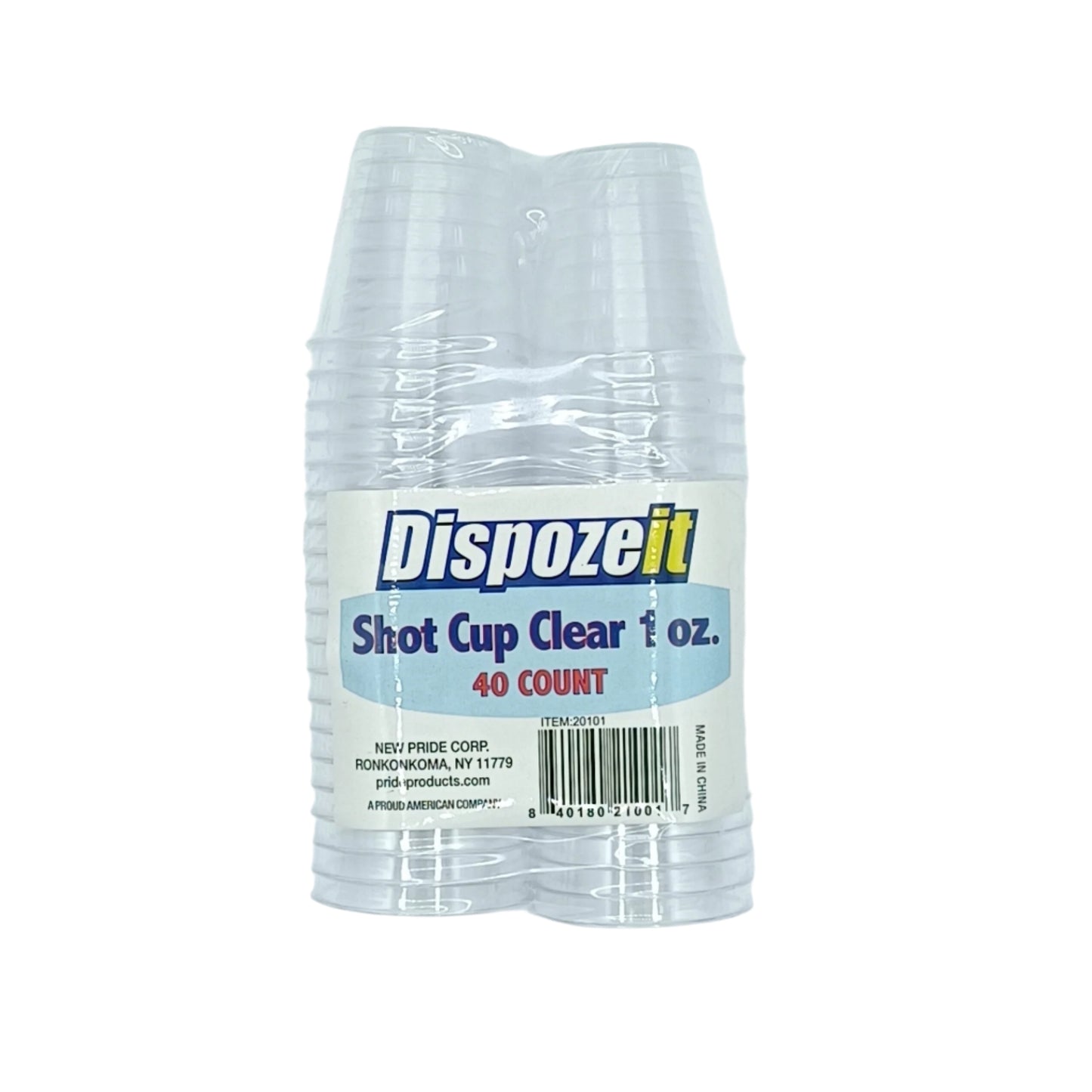 Dispozeit Plastic Shot Cups 1oz/40ct