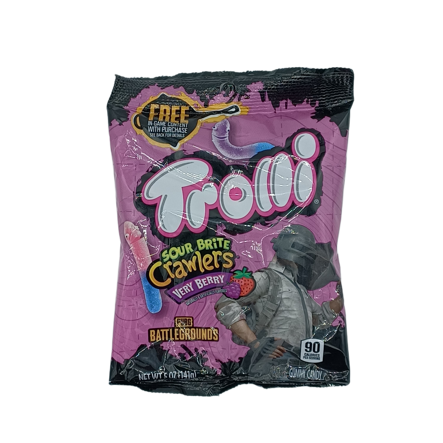 Trolli Sour Brite Crawlers Very Berry 5oz PEG