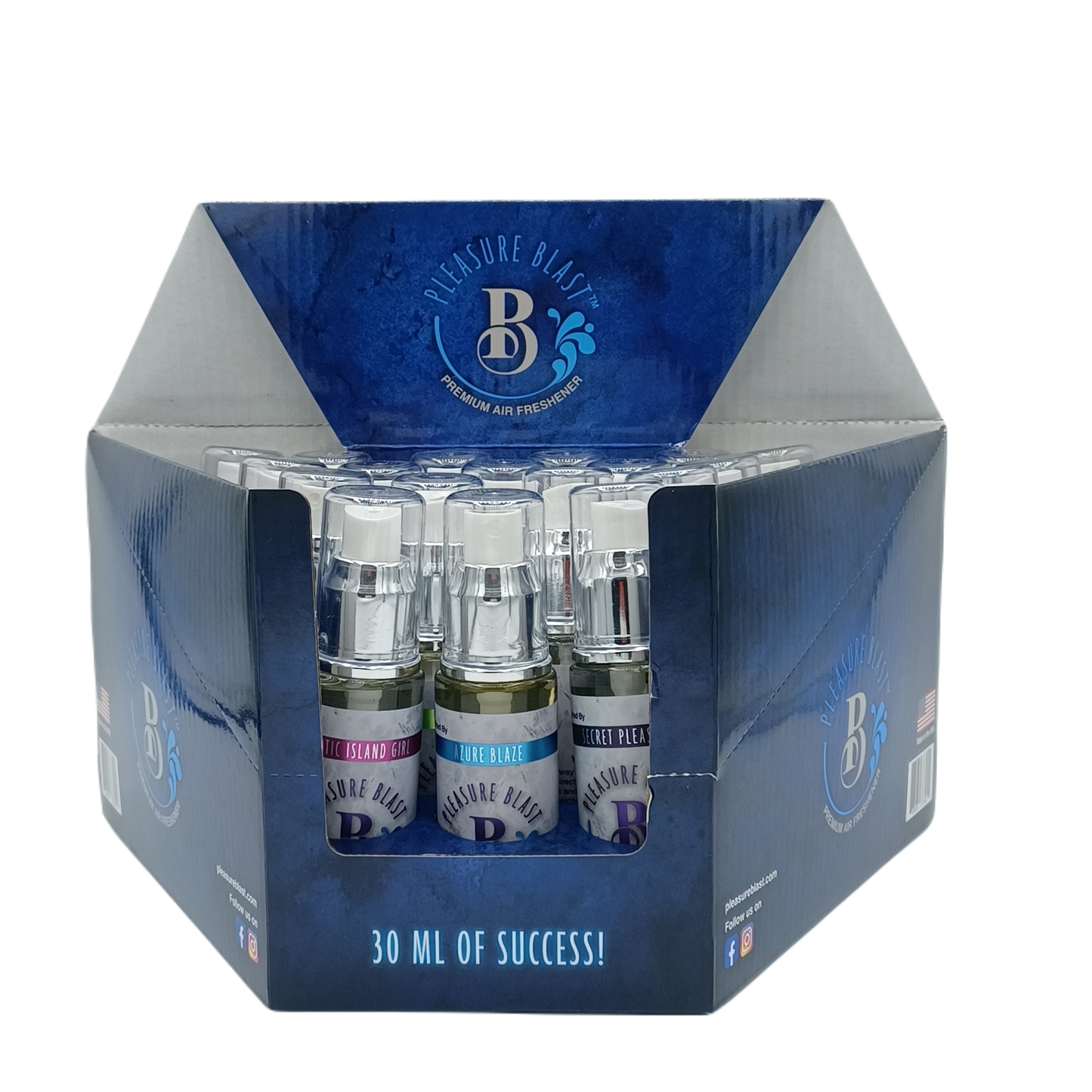 Pleasure Blast AirFreshner Spray 30ml/18ct Bottles