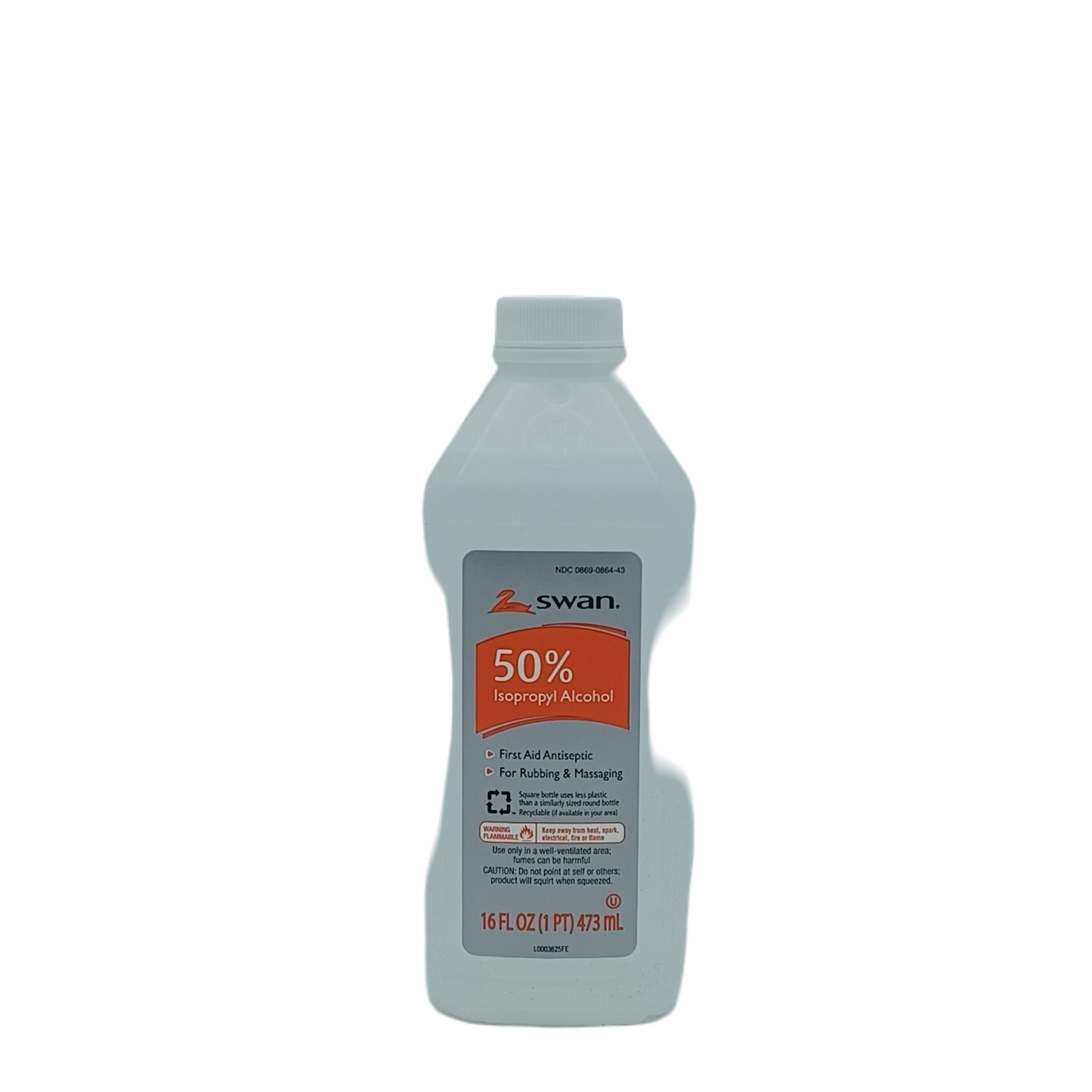Swan 50% Isopropyl Alcohol 16oz