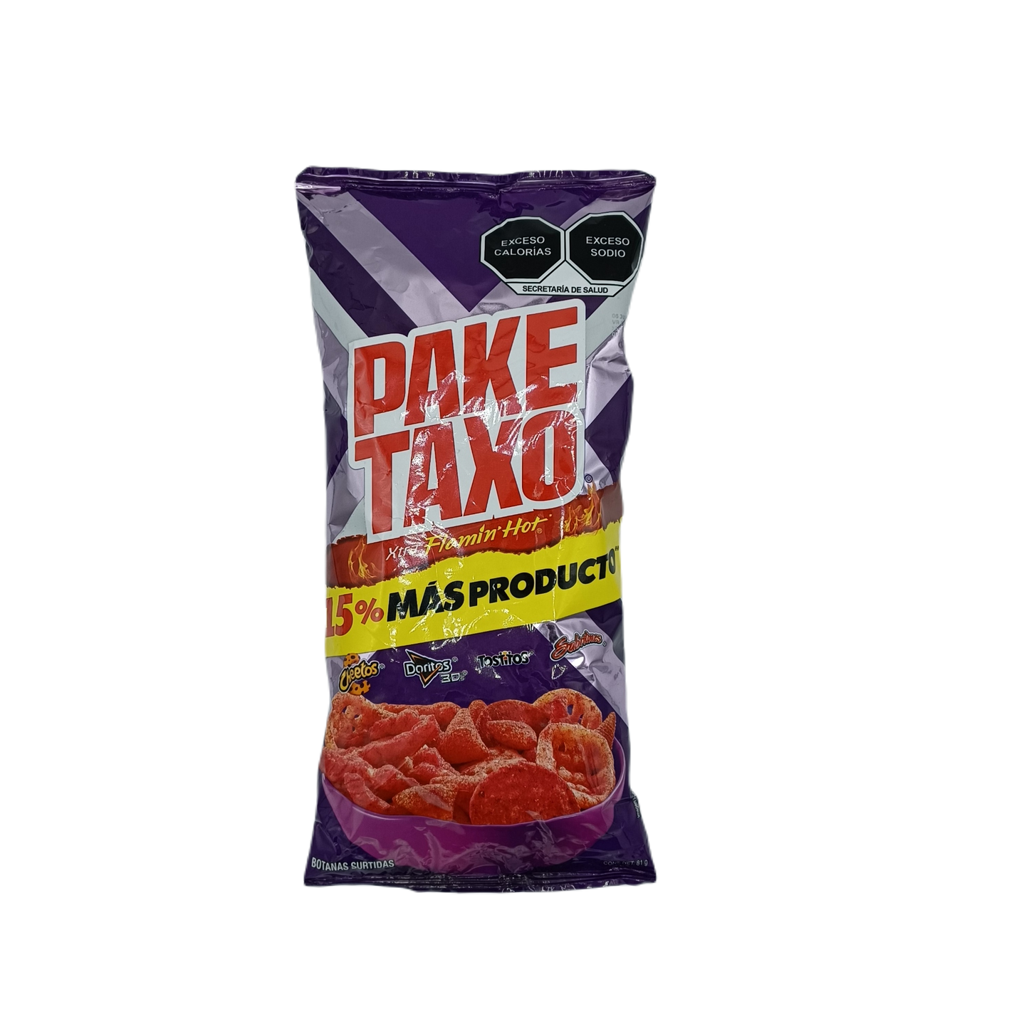 Mexican Pake Taxo Xtra Flaming Hot 81g