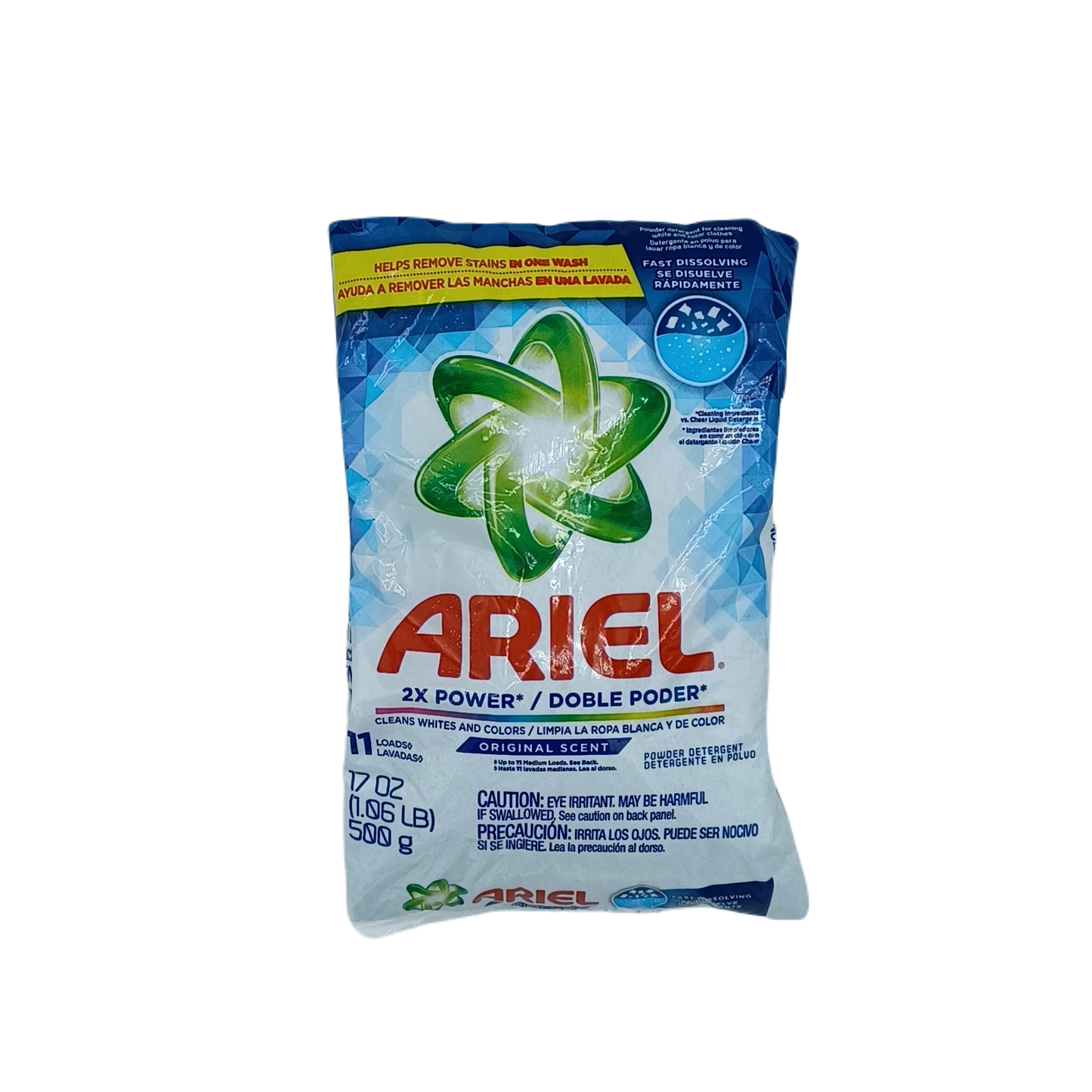 Ariel 2X Power Detergent 500gm Powder