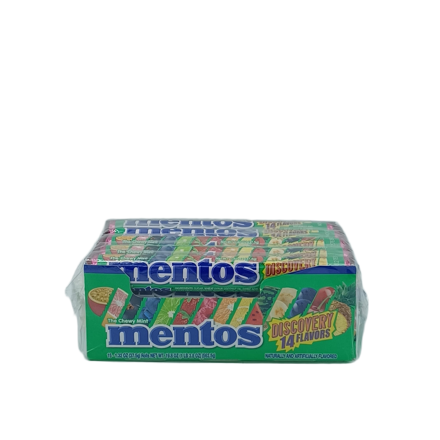 Mentos Discovery 14 Flavors Rolls 1.32oz/15ct