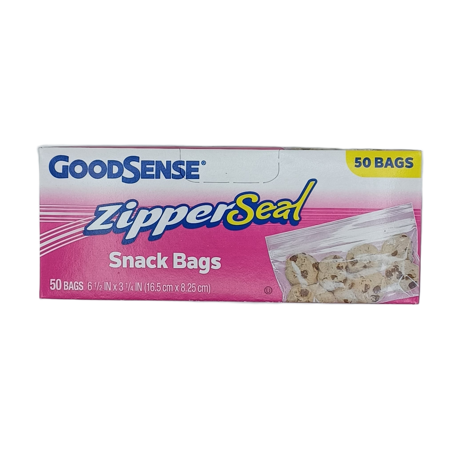 GoodSense Snack Bags Zipper Seal 50ct