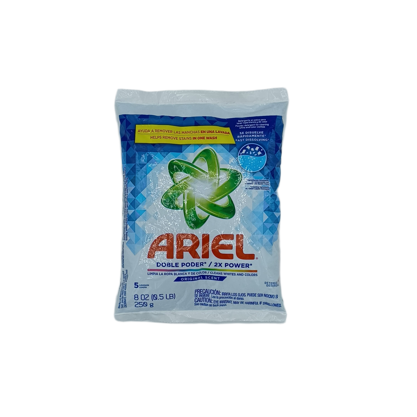 Ariel 2X Powder Detergent 250g