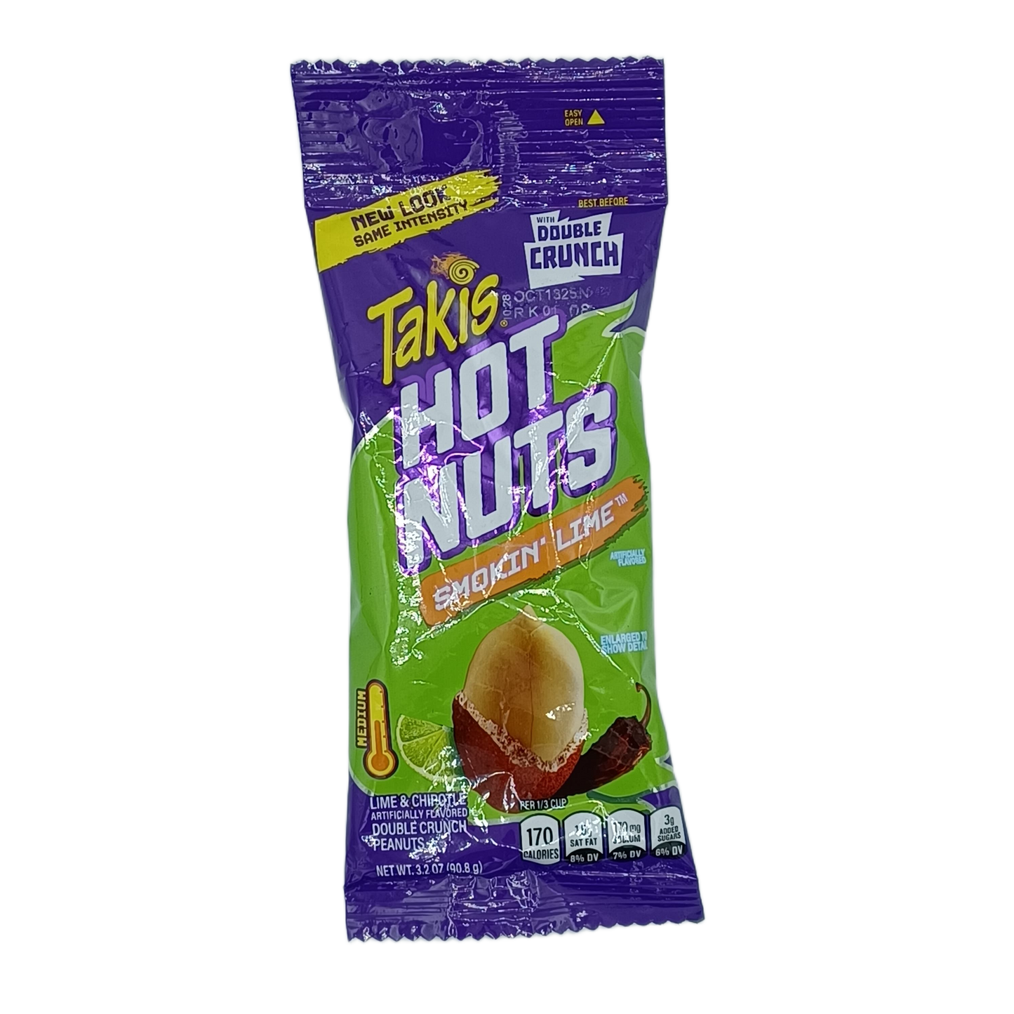 Takis Hot Nuts Smokin Lime 3.2z/12ct