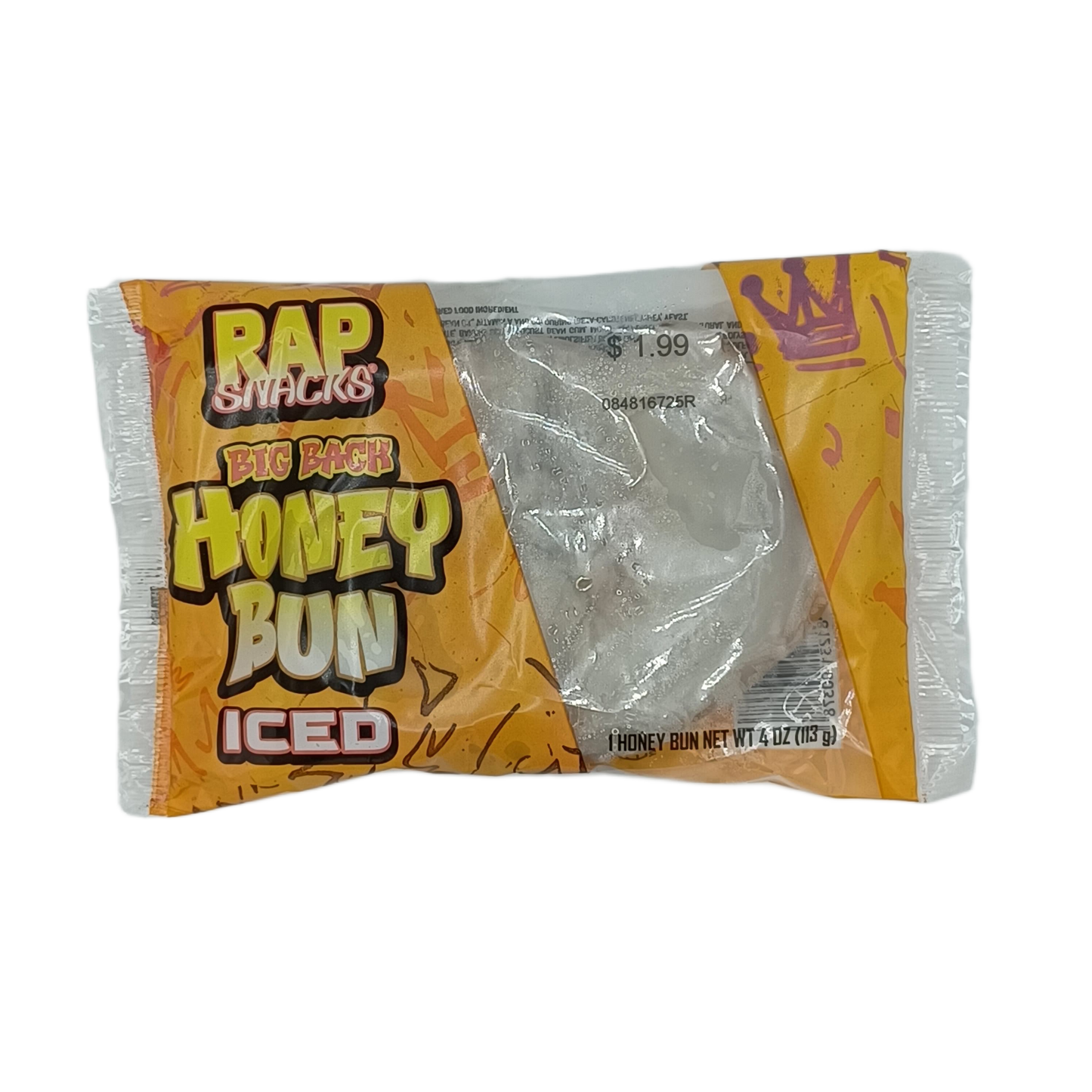 Rap Snacks Honey Bun Iced $1.99 4z/12ct