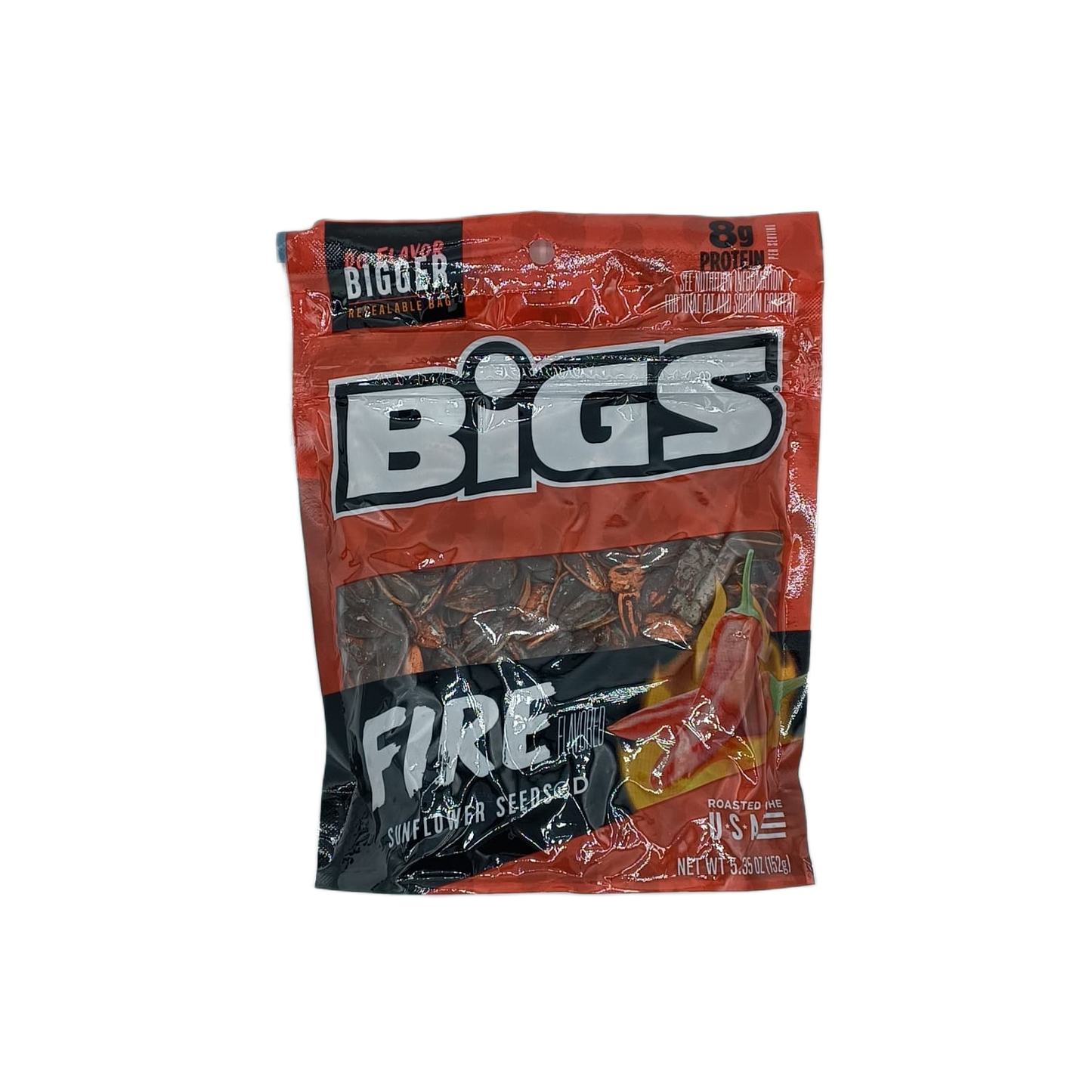 Bigs Fire Sunflower Seeds 5.35oz PEG
