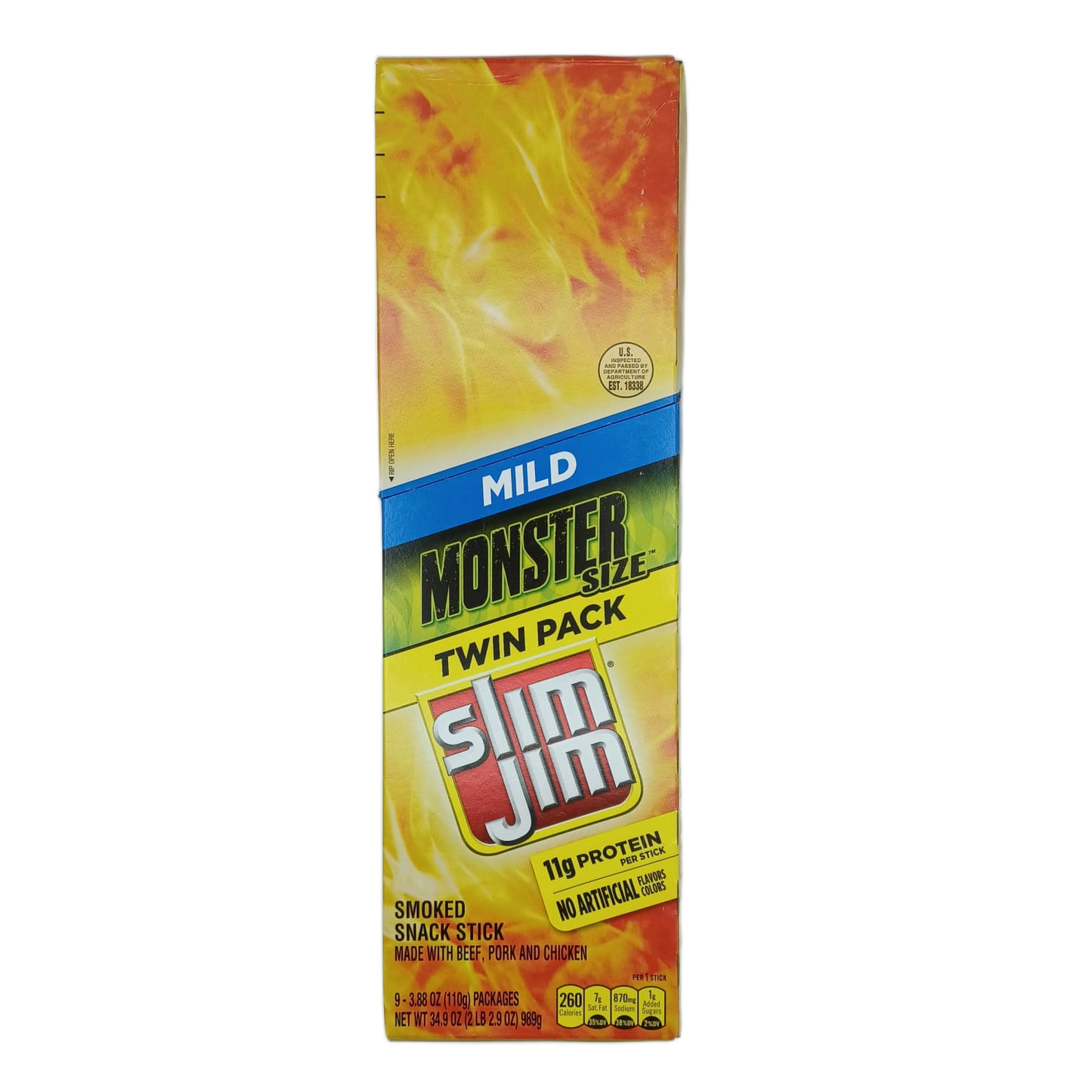 Slim Jim Monster Twin Pack Mild 1.94z/9ct