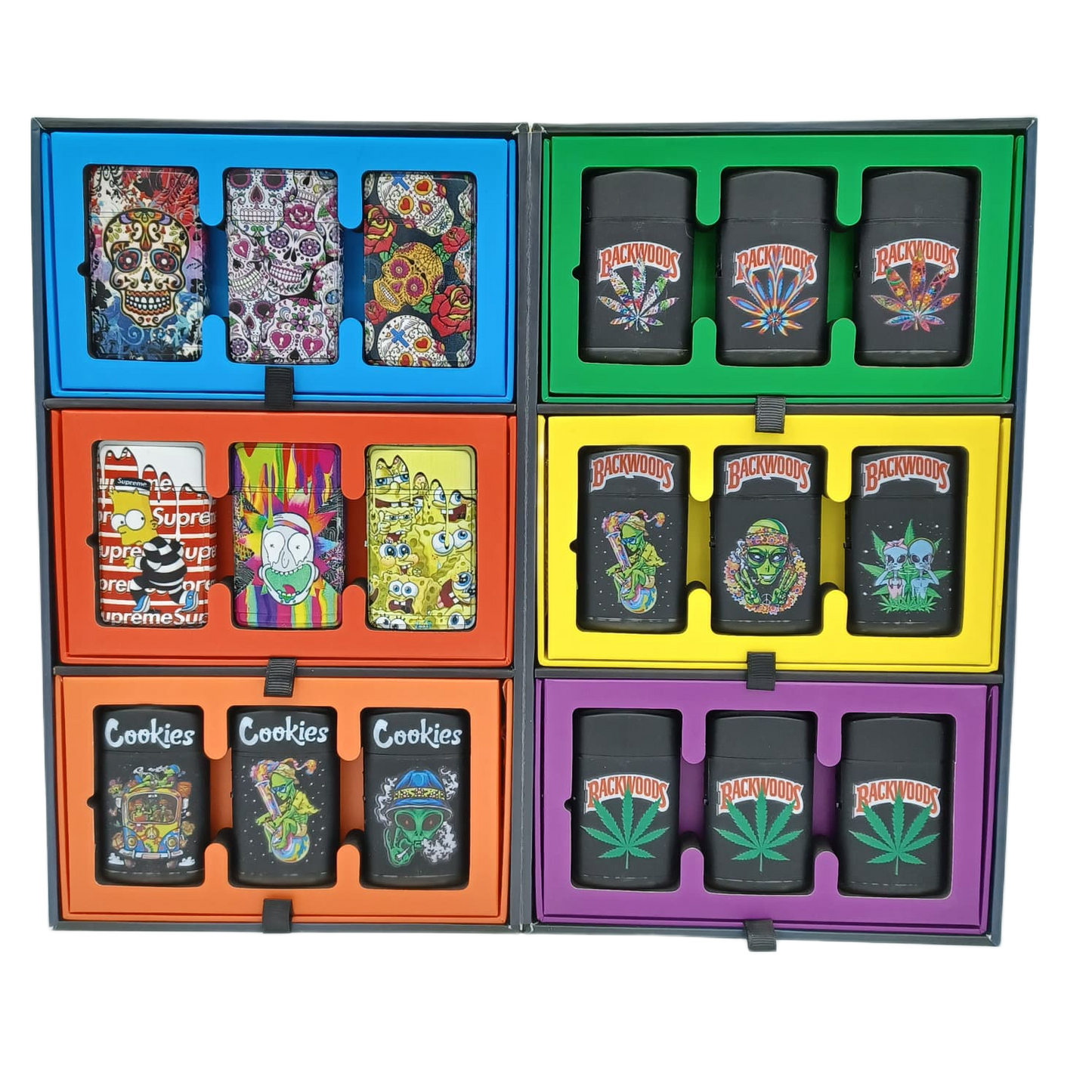 Techno Square Torch Lighters 72ct