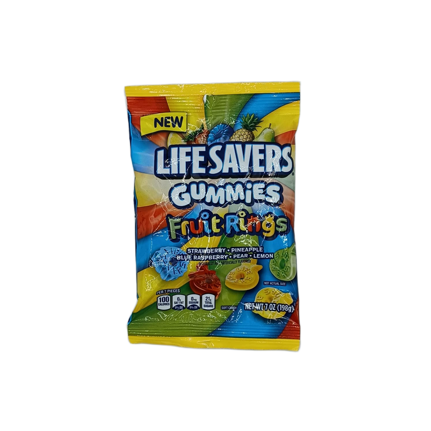 Life Savers Gummies Fruit Rings 7oz PEG