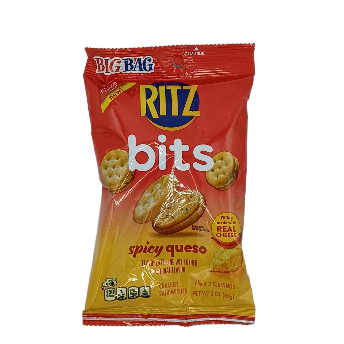 Ritz Bits Spicy Queso 3oz PEG