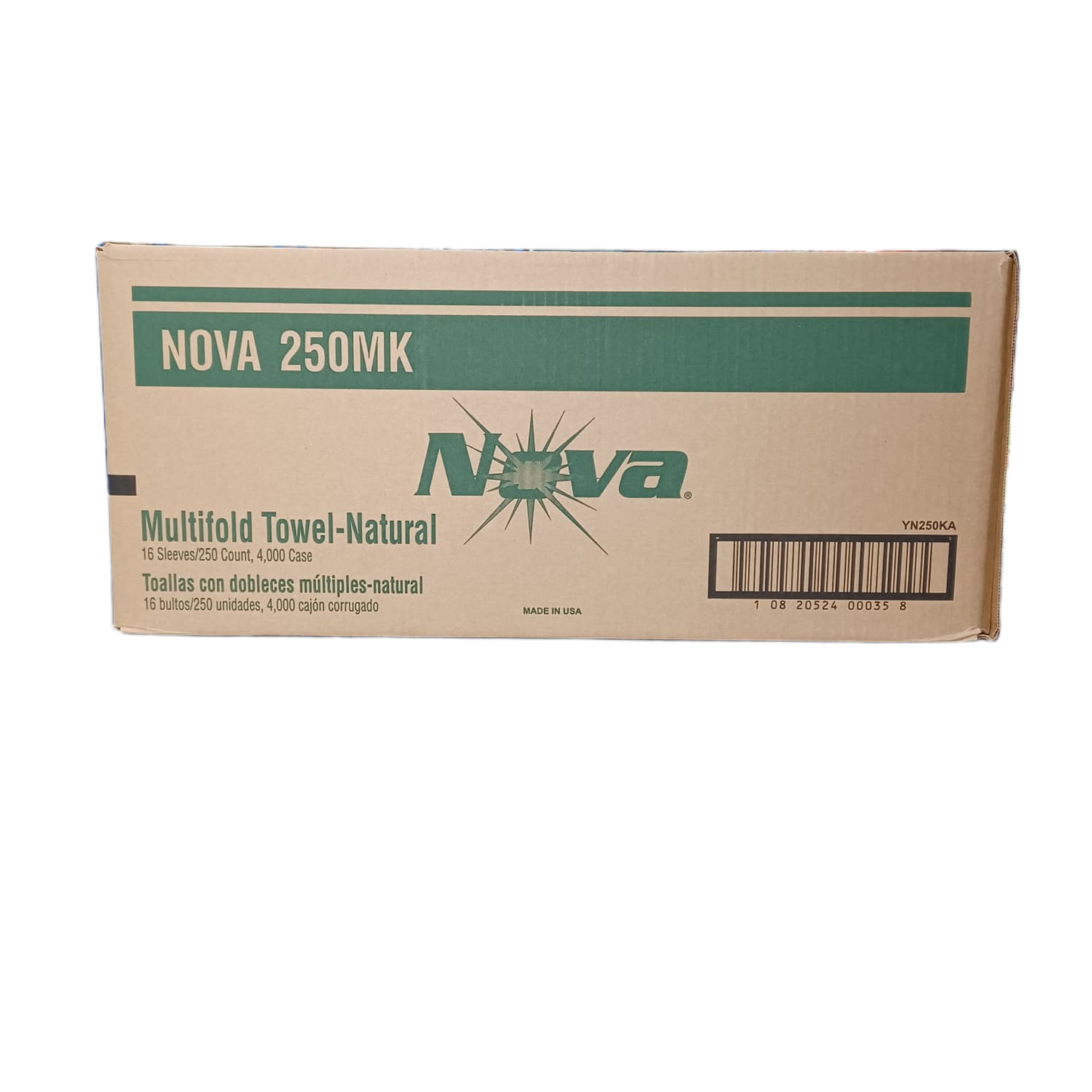 Nova Multi Fold Brown 4000 Napkins 250/16ct 250MK