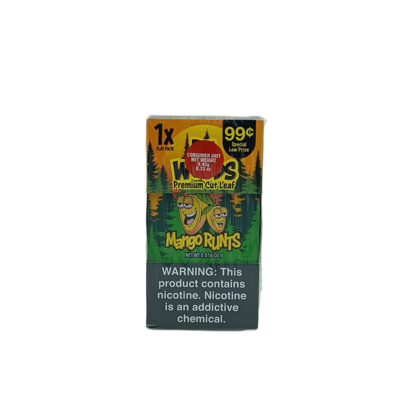 Da Woods PremiumCutLeaf Mango Runts 0.99c 1pk/20ct