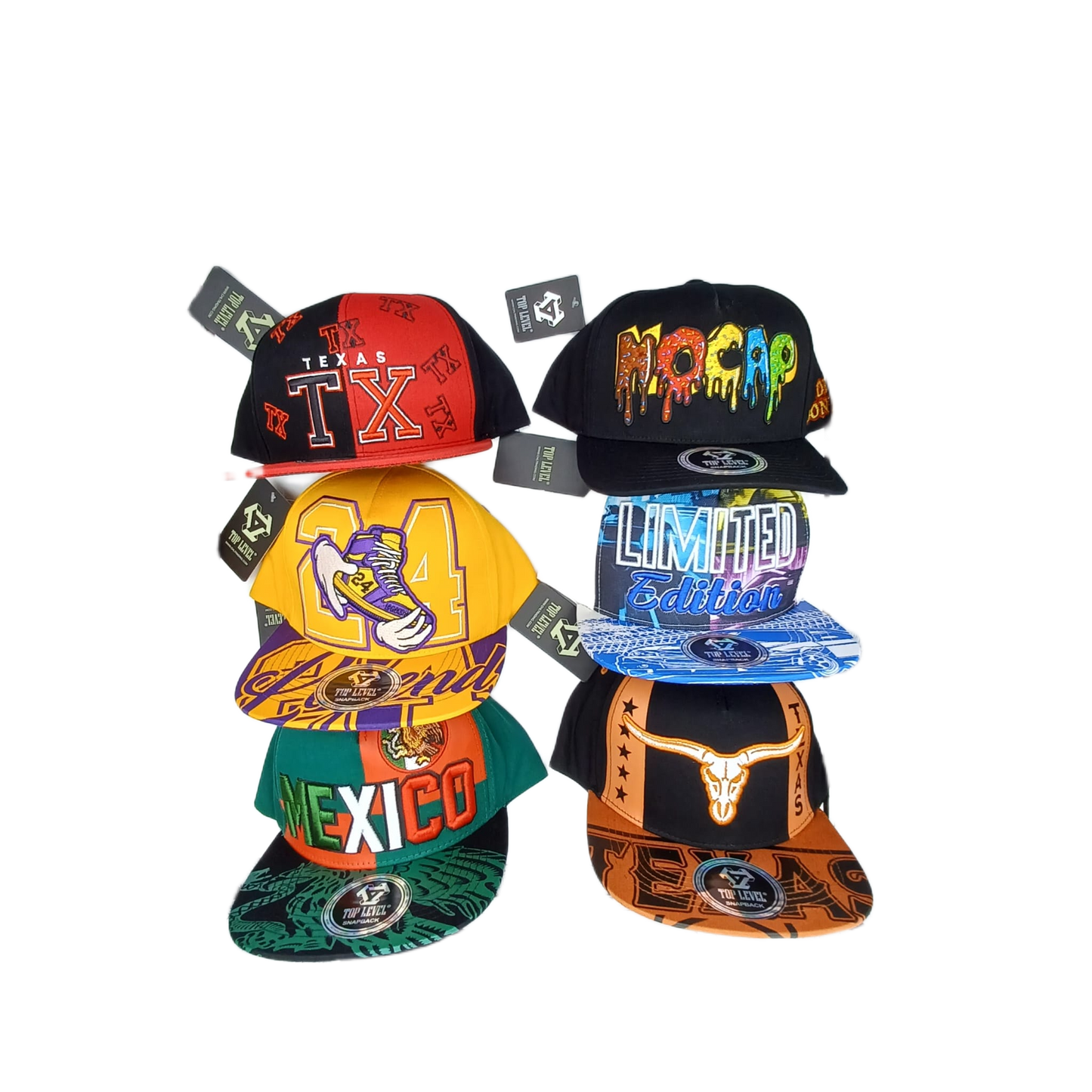 Top Level SnapBack Assorted Caps Single