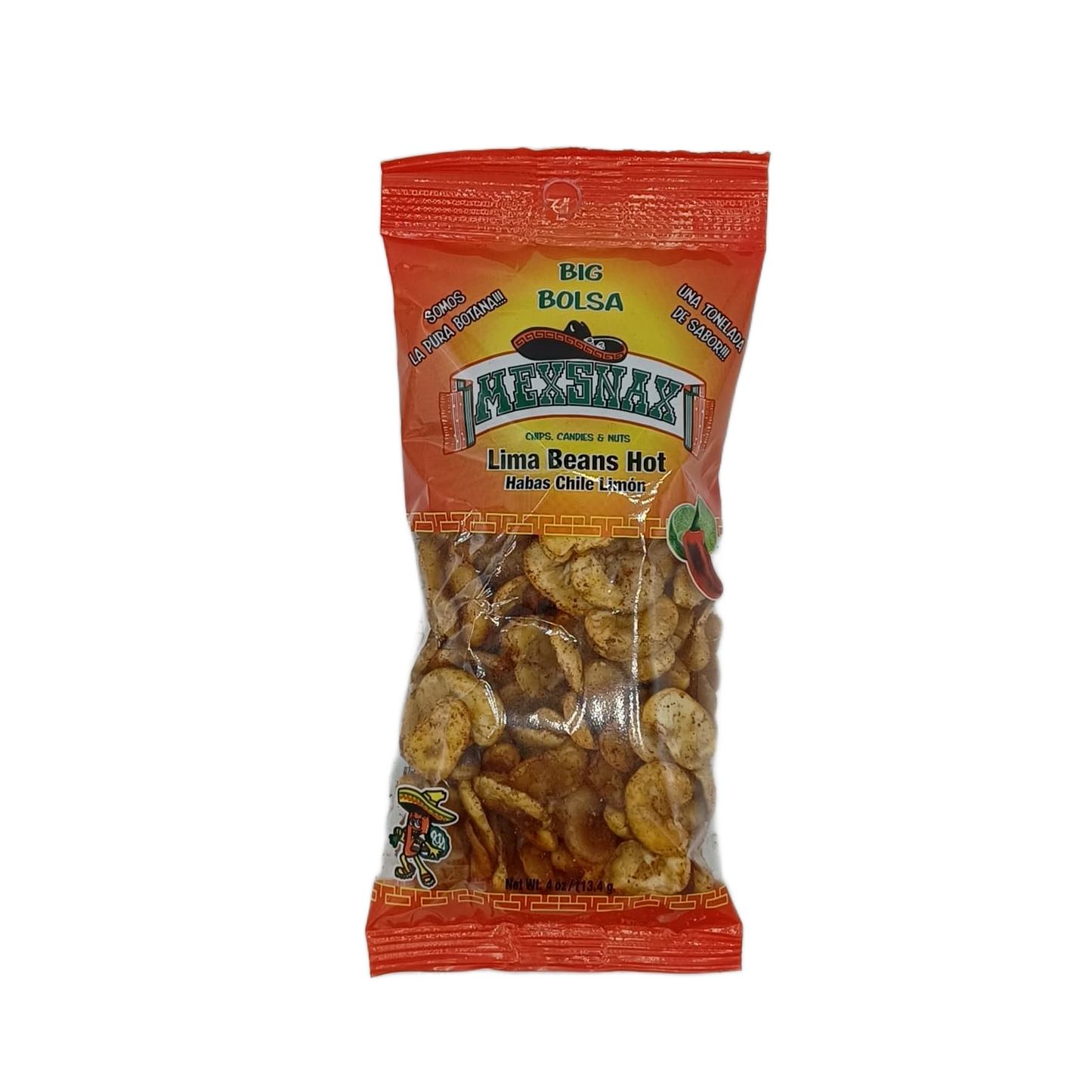 MexSnax Lima Beans Hot 4oz PEG
