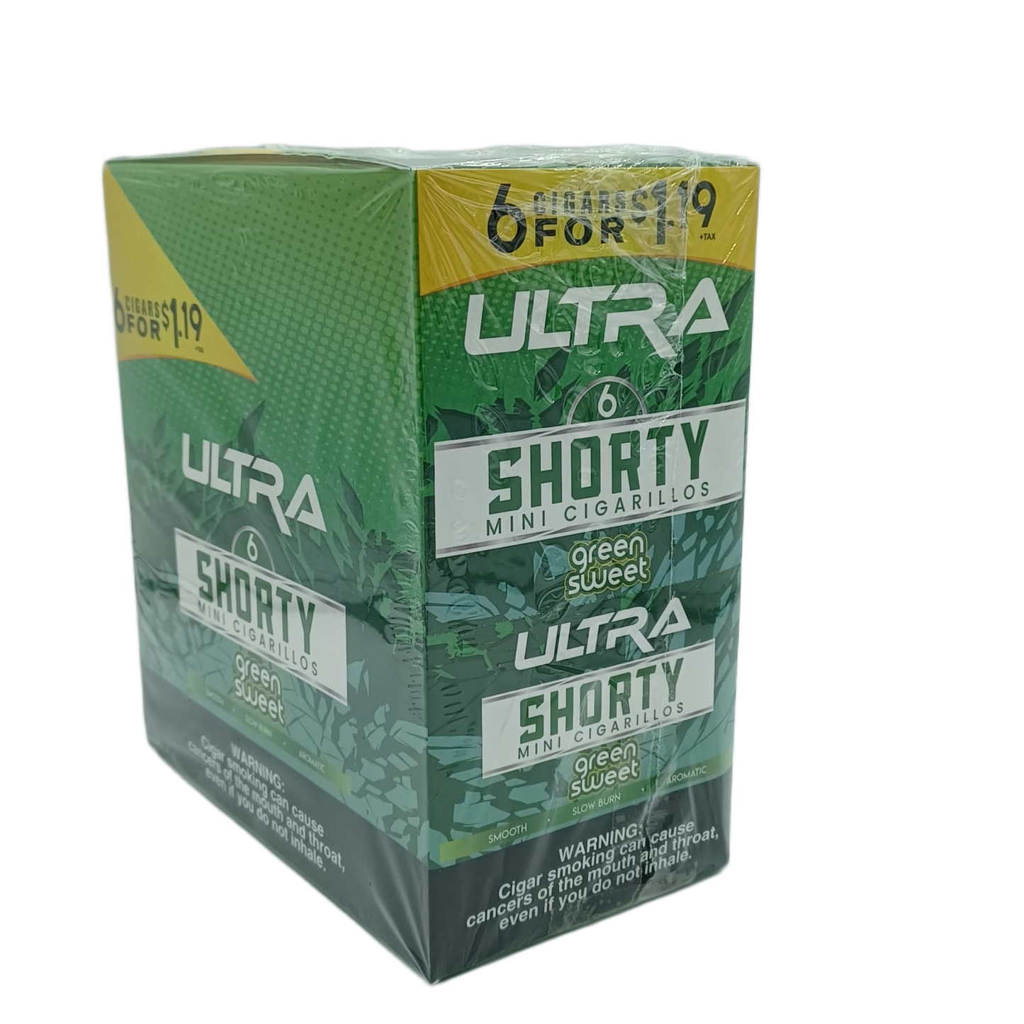 Ultra Shorty Green Sweet 6/$1.19 15/6pk