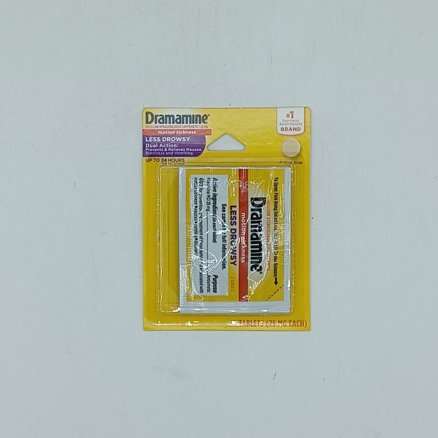 Dramamine Less Drowsy 12ct Blister