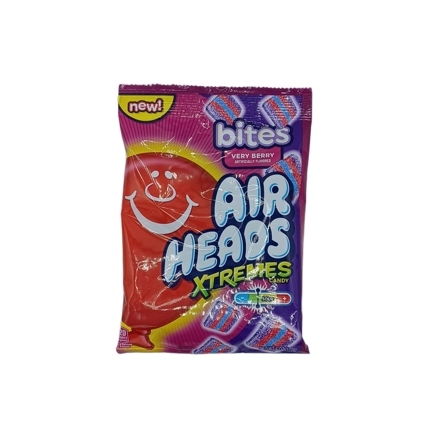 AirHeads Xtreme Bites Very Berry 6oz PEG