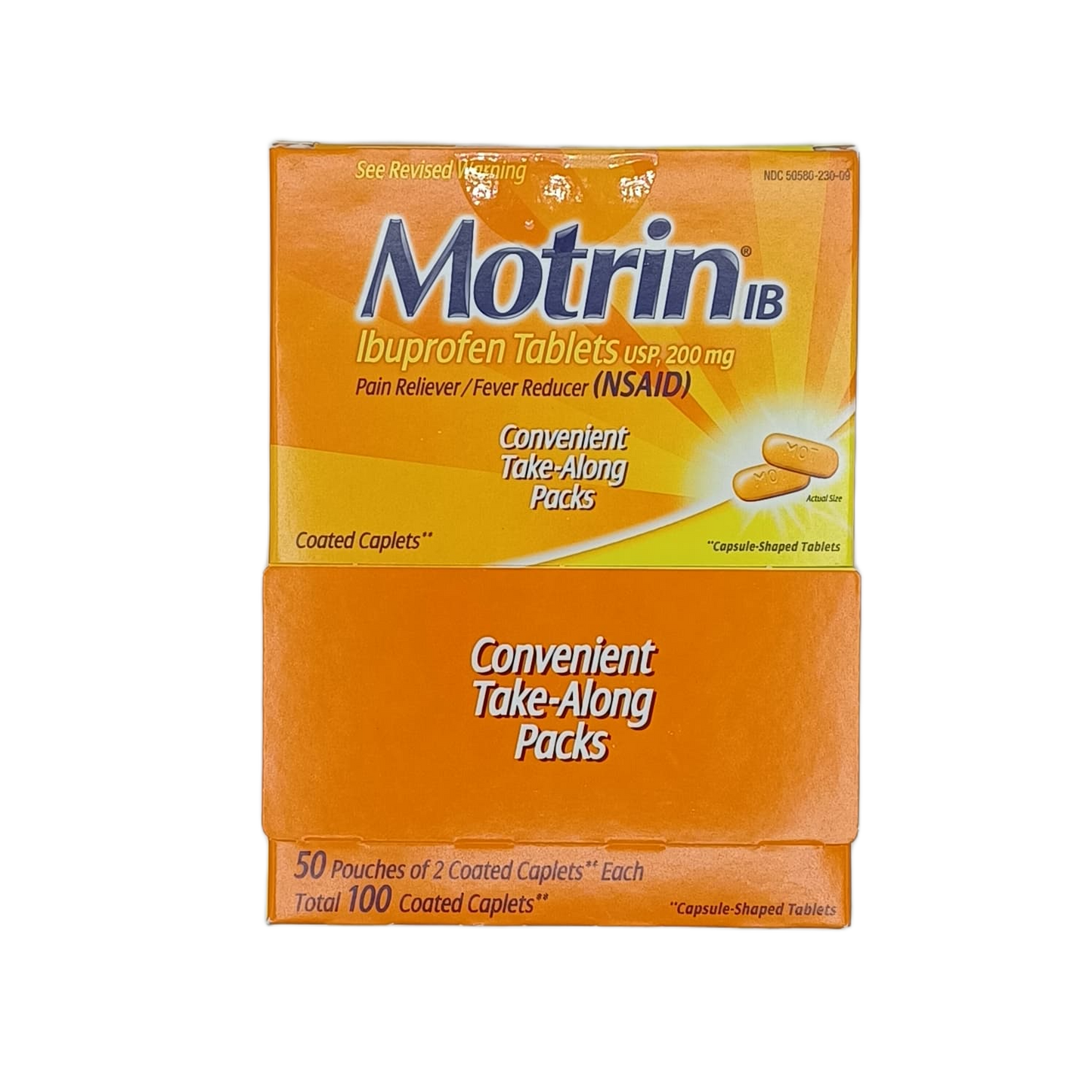 Motrin Ibuprofen 2pk/50ct Dispenser