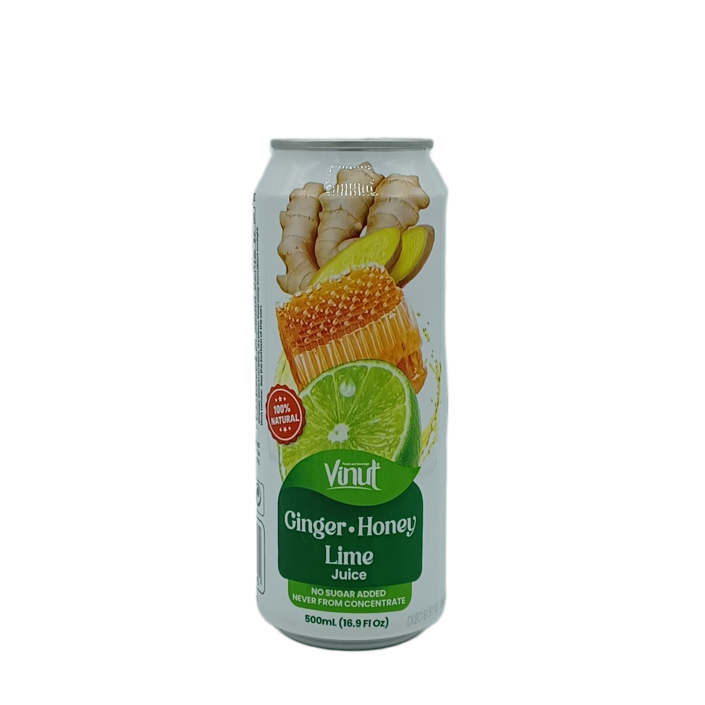 Vinut Ginger Honey Lime 16.57oz/24ct