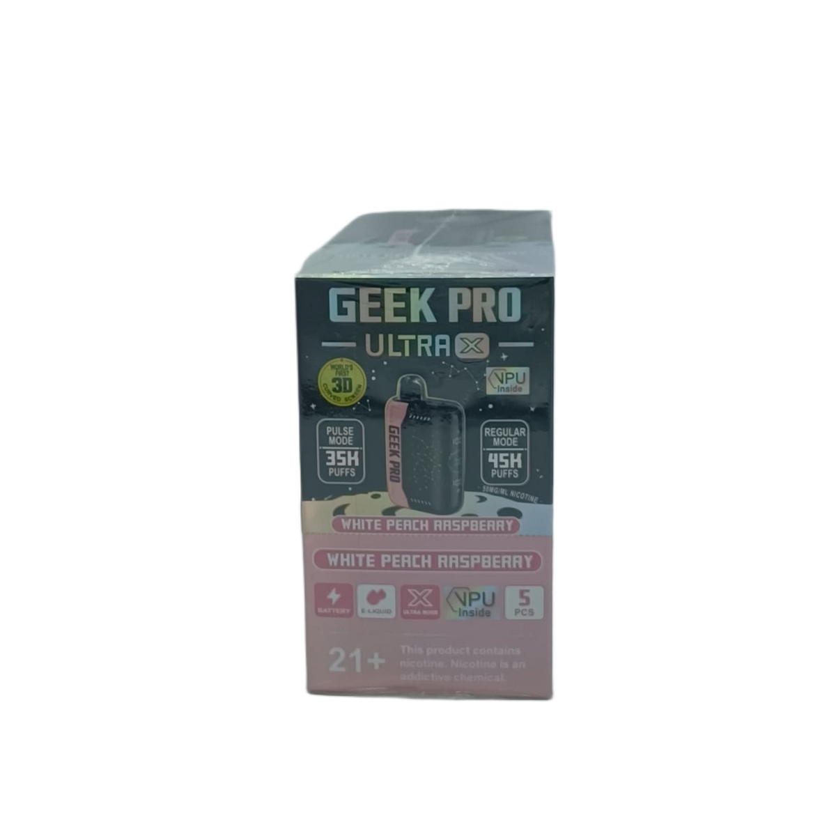 GeekPro UltX White Peach Raspberry 5ct