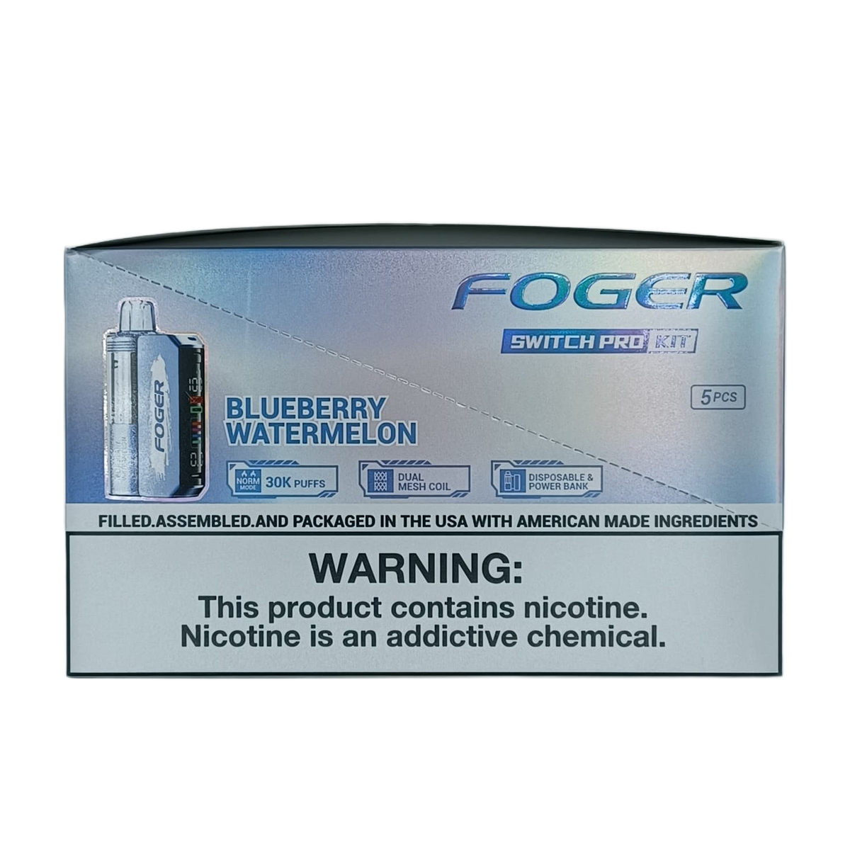 Foger Switch Pro Kit Blueberry Watermelon 5ct