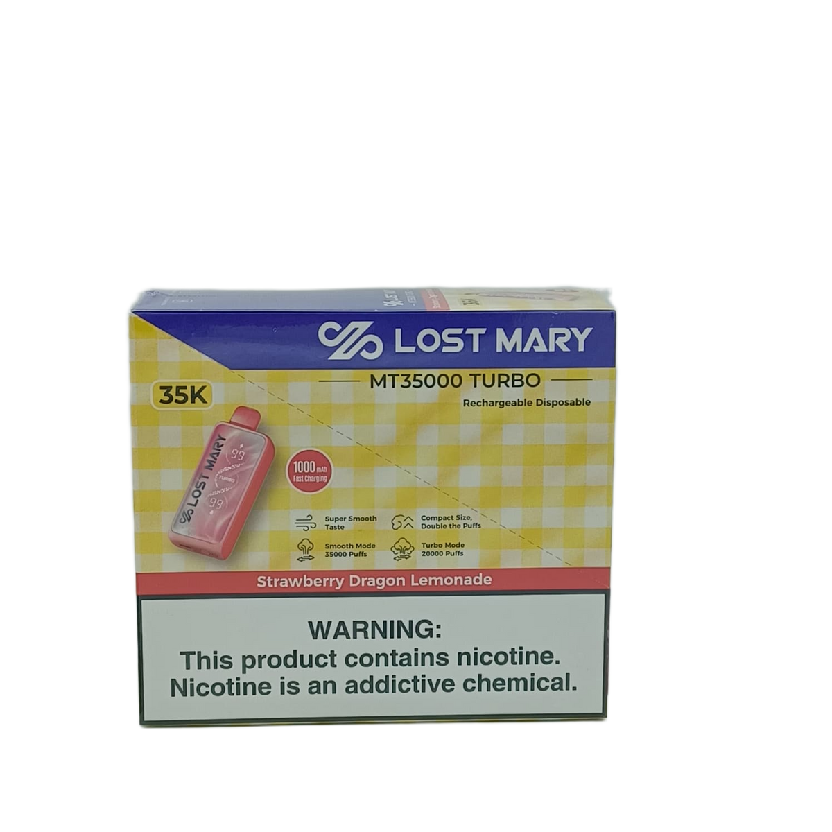 Lost Mary MT35000 Turbo StrwberryDragonLemonad 5ct