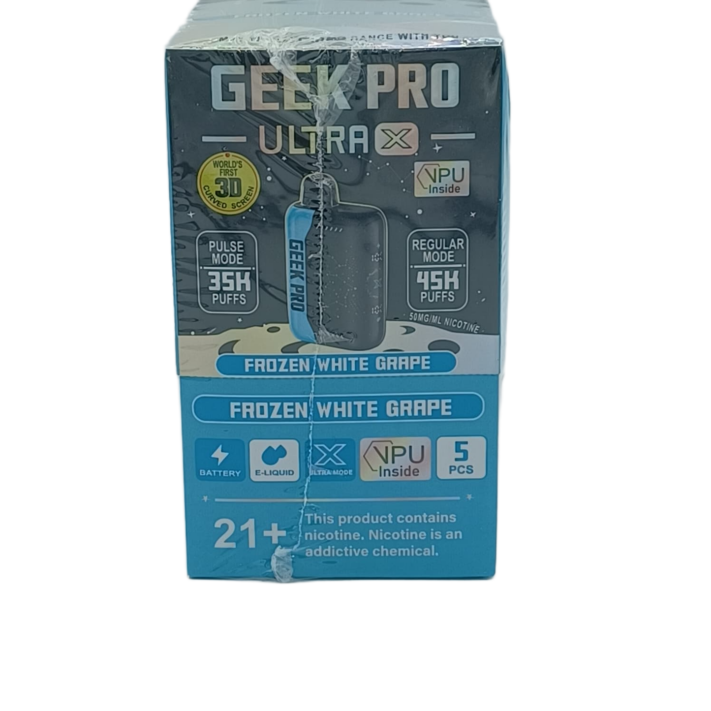 GeekPro UltX Frozen White Grape 5ct