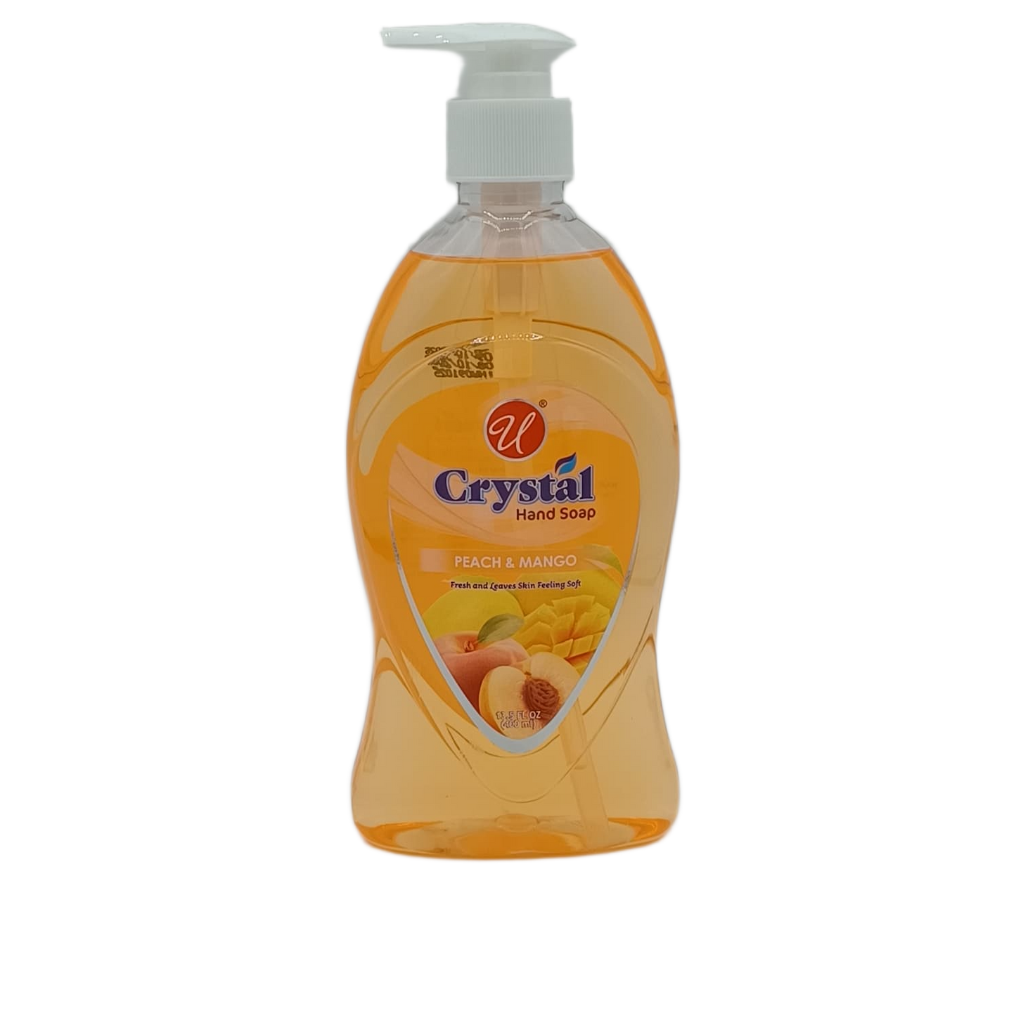 U Hand Soap Crystal Peach & Mango 13.5oz