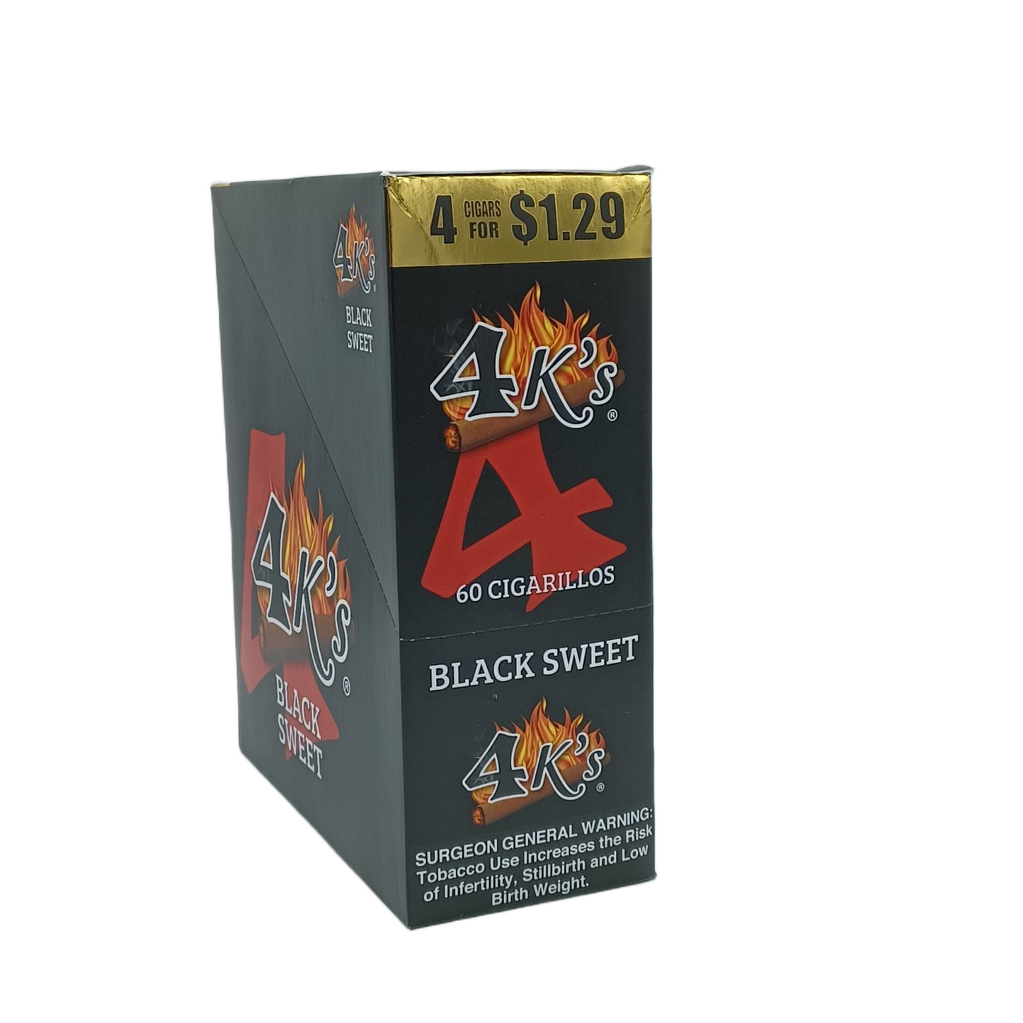 4k's Black Sweet 4/$1.29c 15/4pk