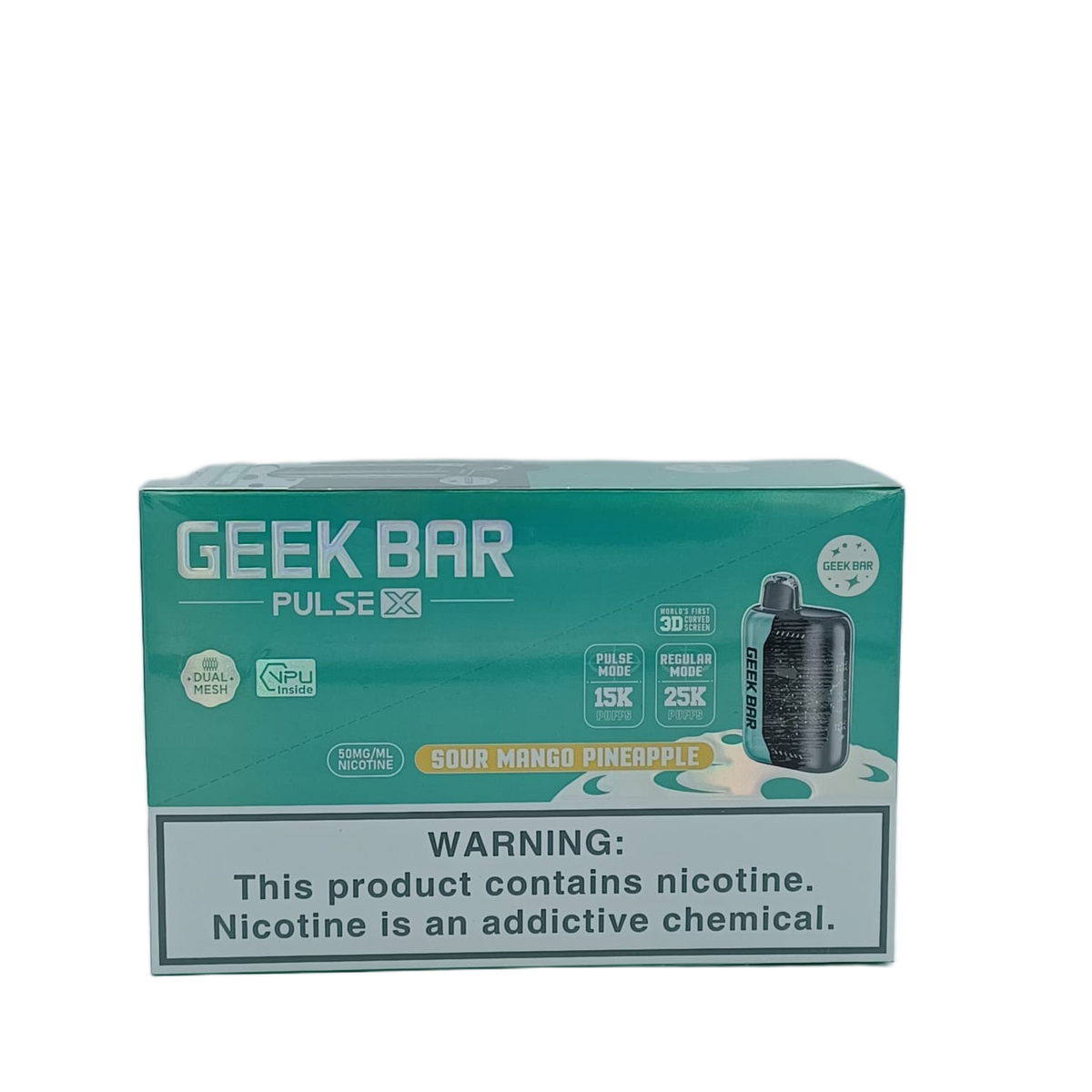 GeekBar PulseX Sour Mango Pineapple 5ct