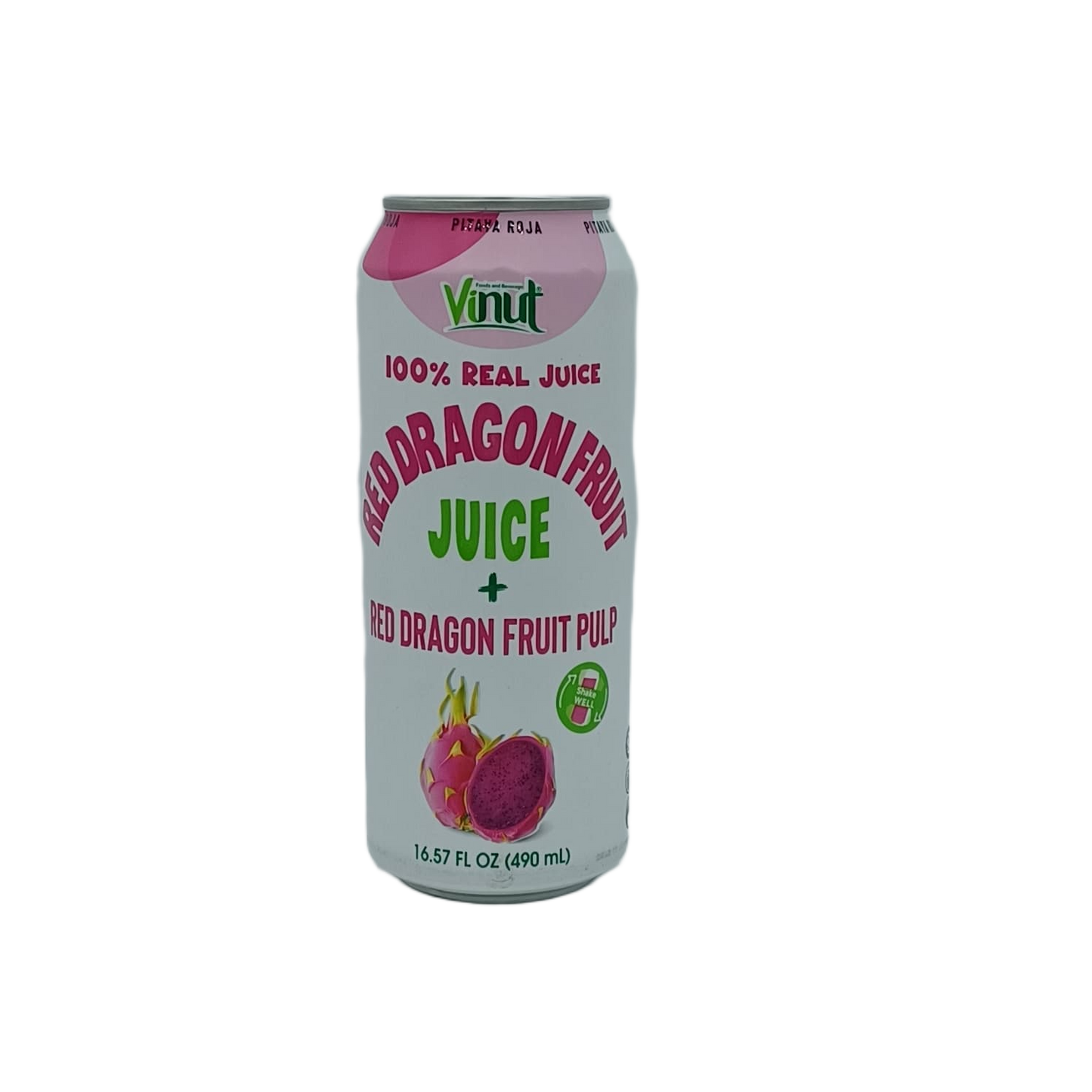 Vinut Red Dragon Fruit Pulp 16.57oz/24ct