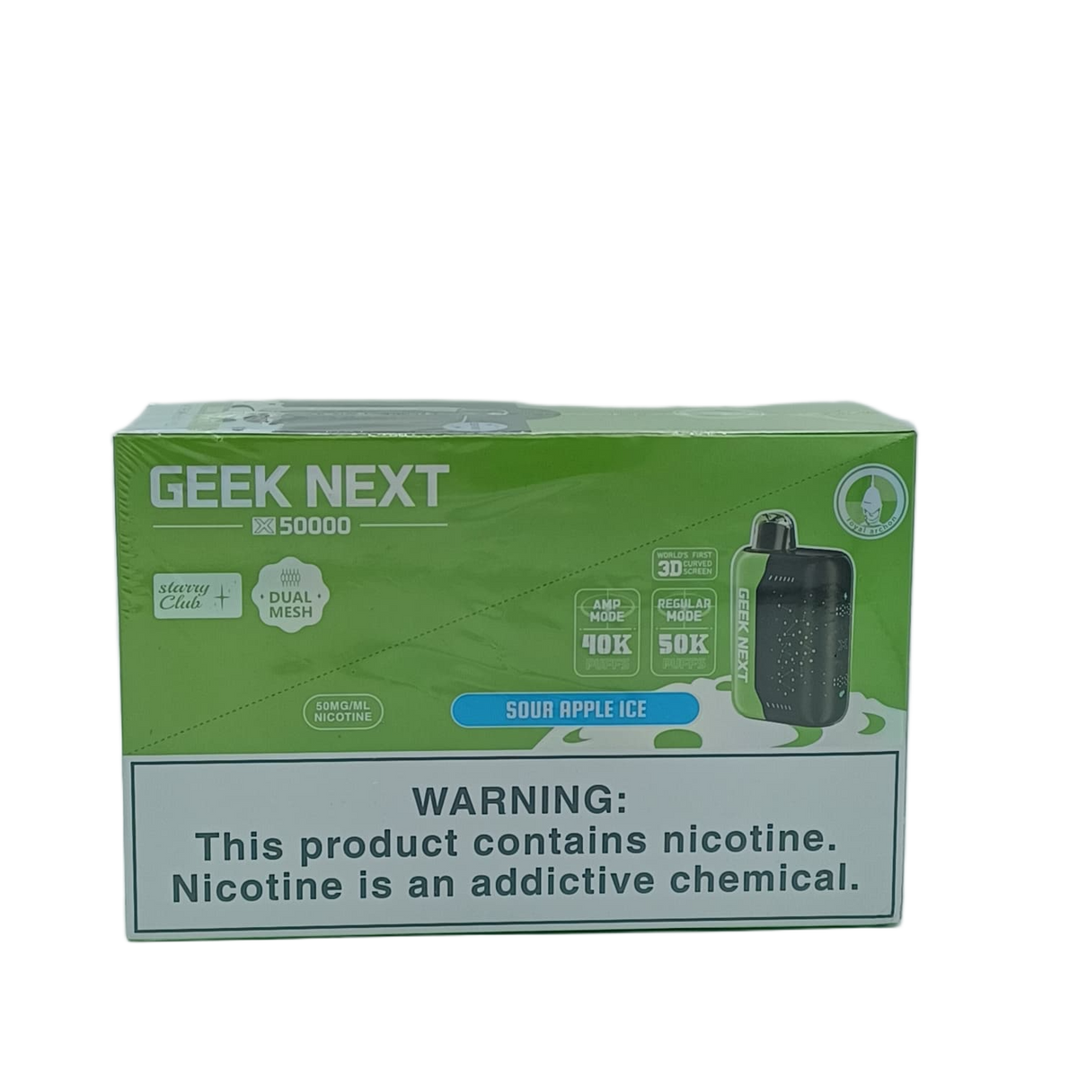 GeekNext X50K Sour Apple Ice 5ct