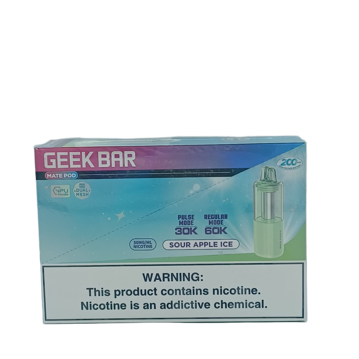 GeekBar MatePOD Sour Apple Ice 5ct