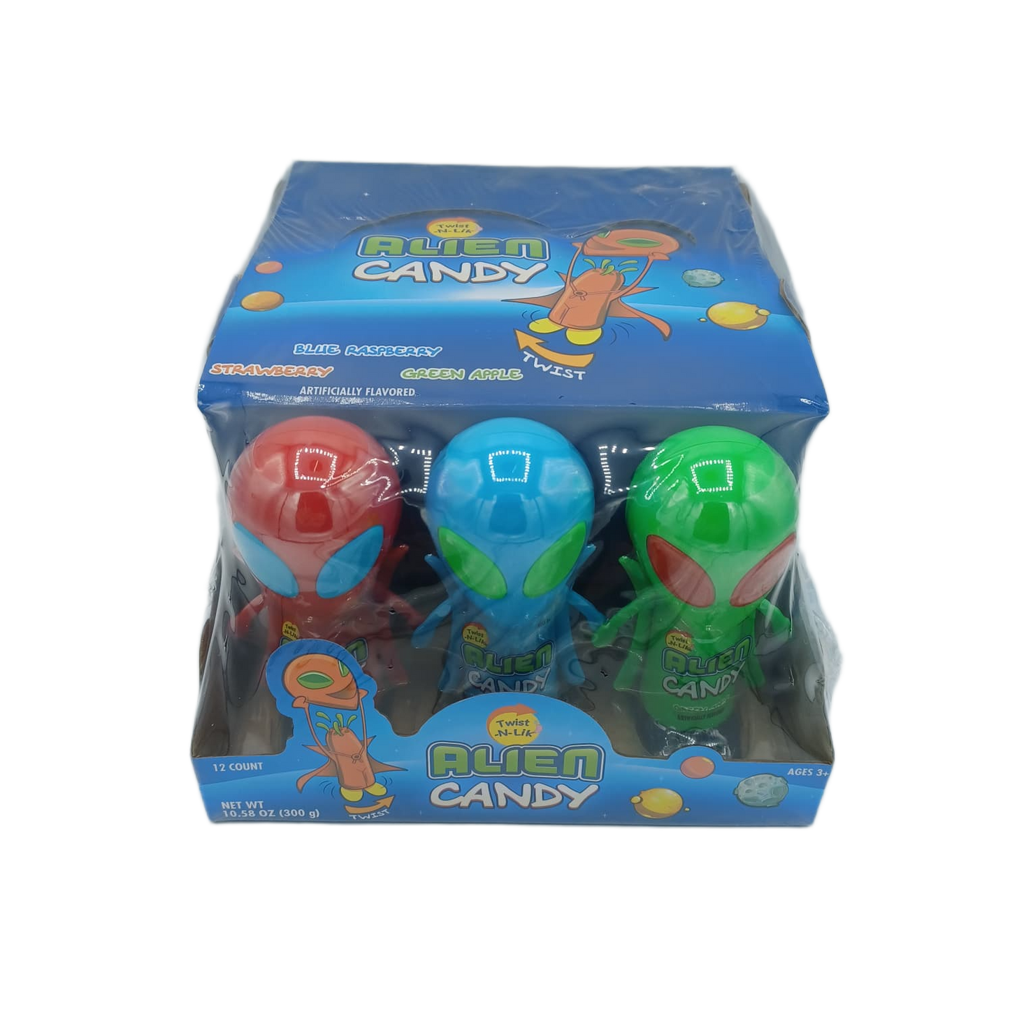 Twist N Lik Alien Candy 12ct