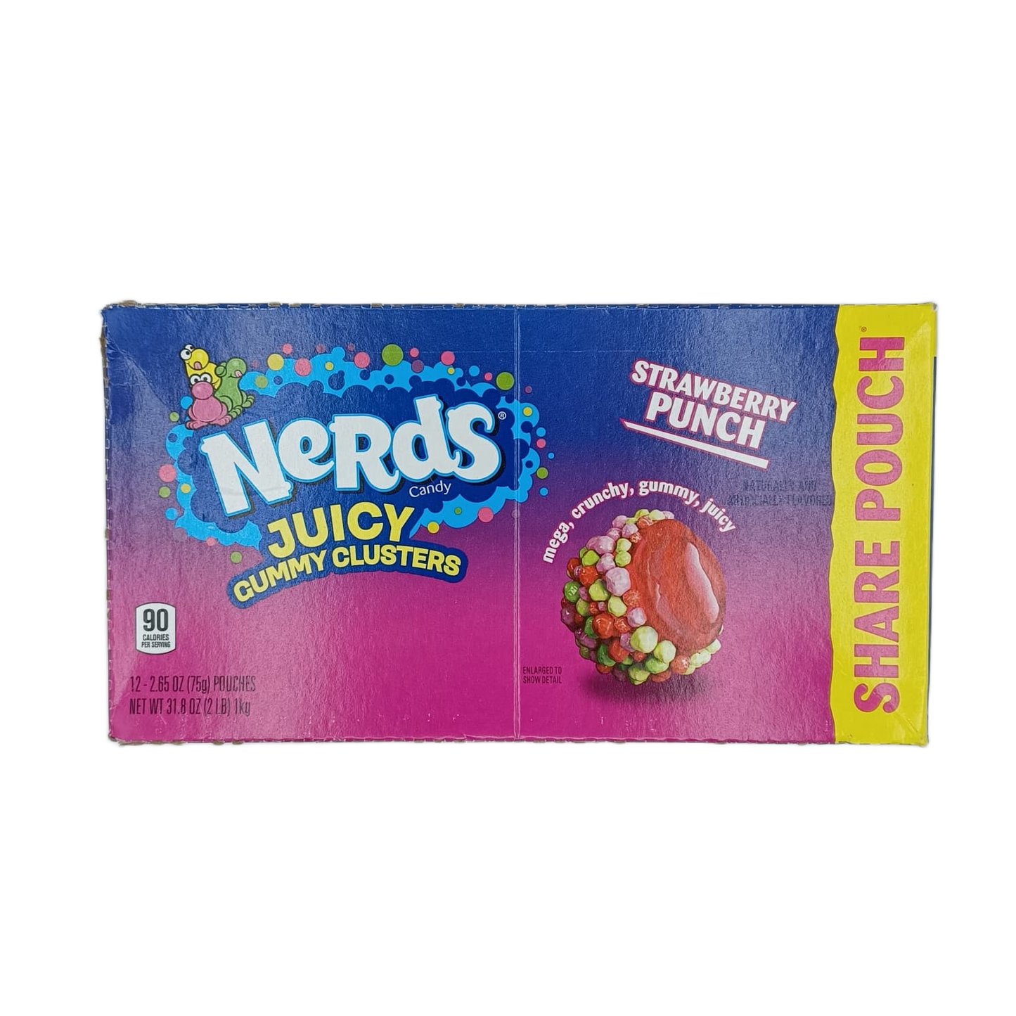 Nerds JuicyGummyClusters Strawberry Punch 3oz/12ct
