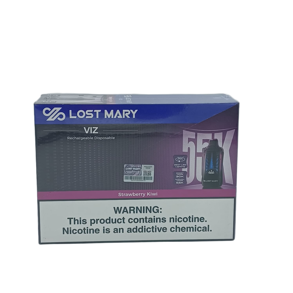 Lost Mary VIZ55K Strawberry Kiwi 5ct