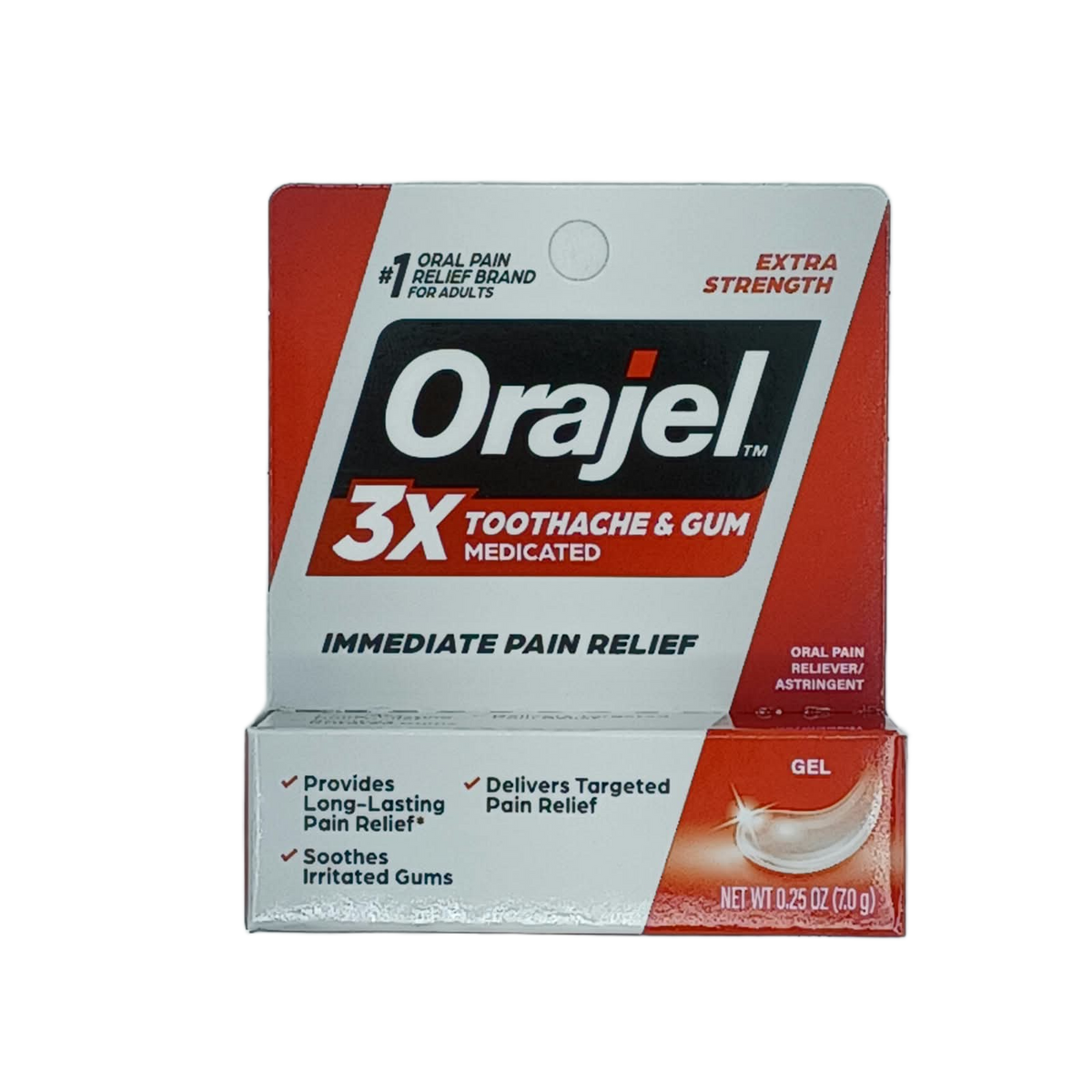 Orajel 3X Tooth & Gum .25oz Gel